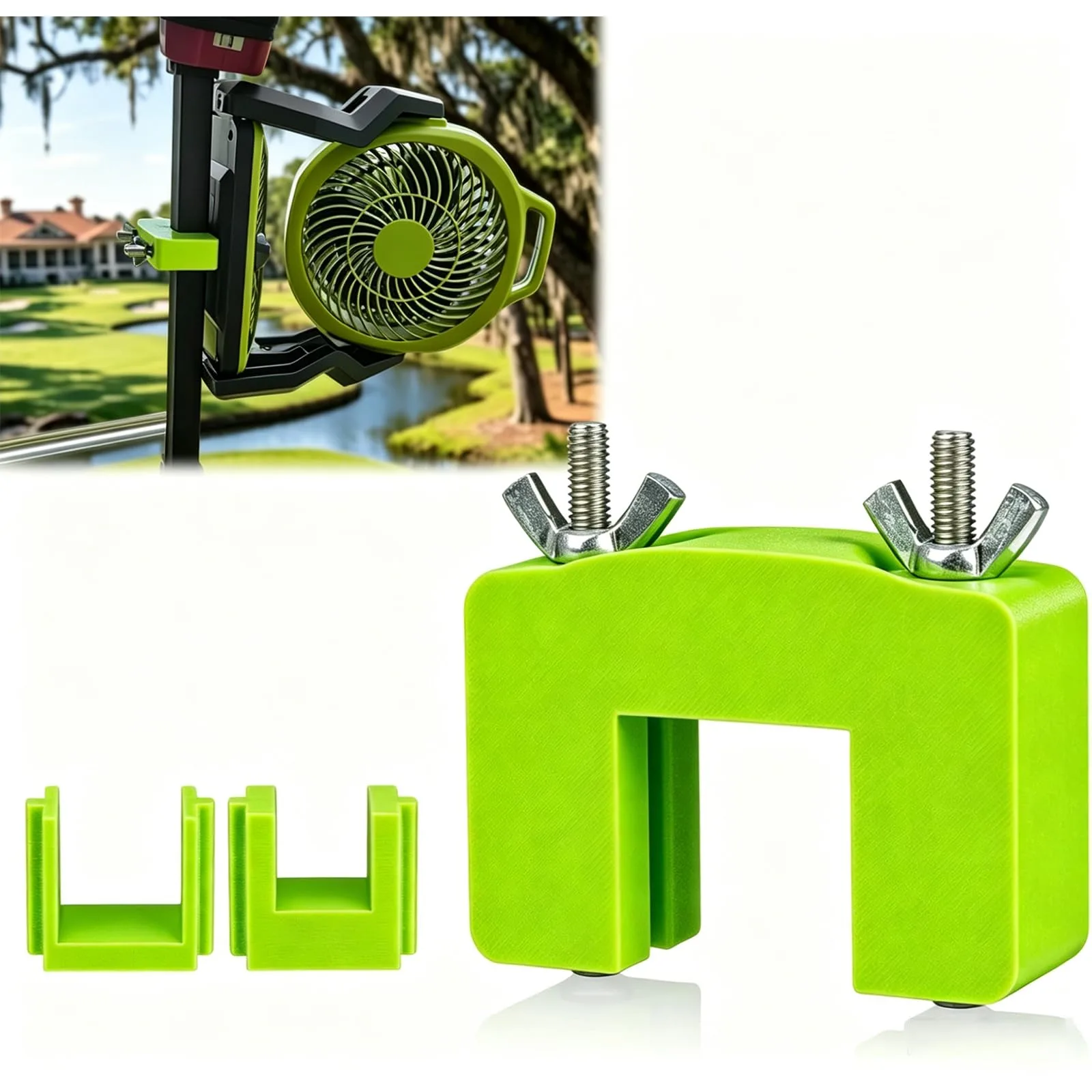 KHPSAQN Golf Cart Fan Mounting Bracket for Ryobi PCL811-Compatible Fans