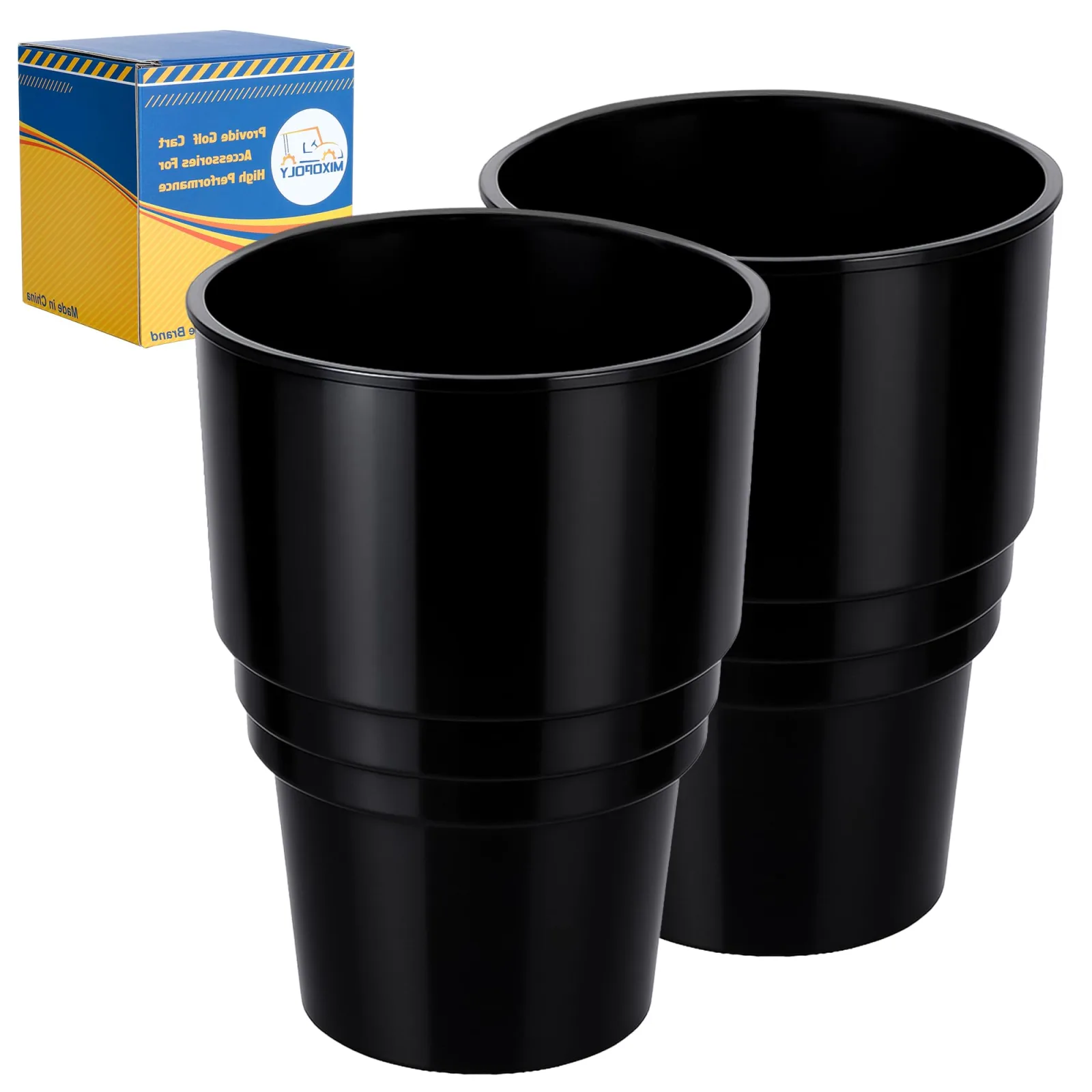 Mixopoly Golf Cart Cup Holder Insert Adapters