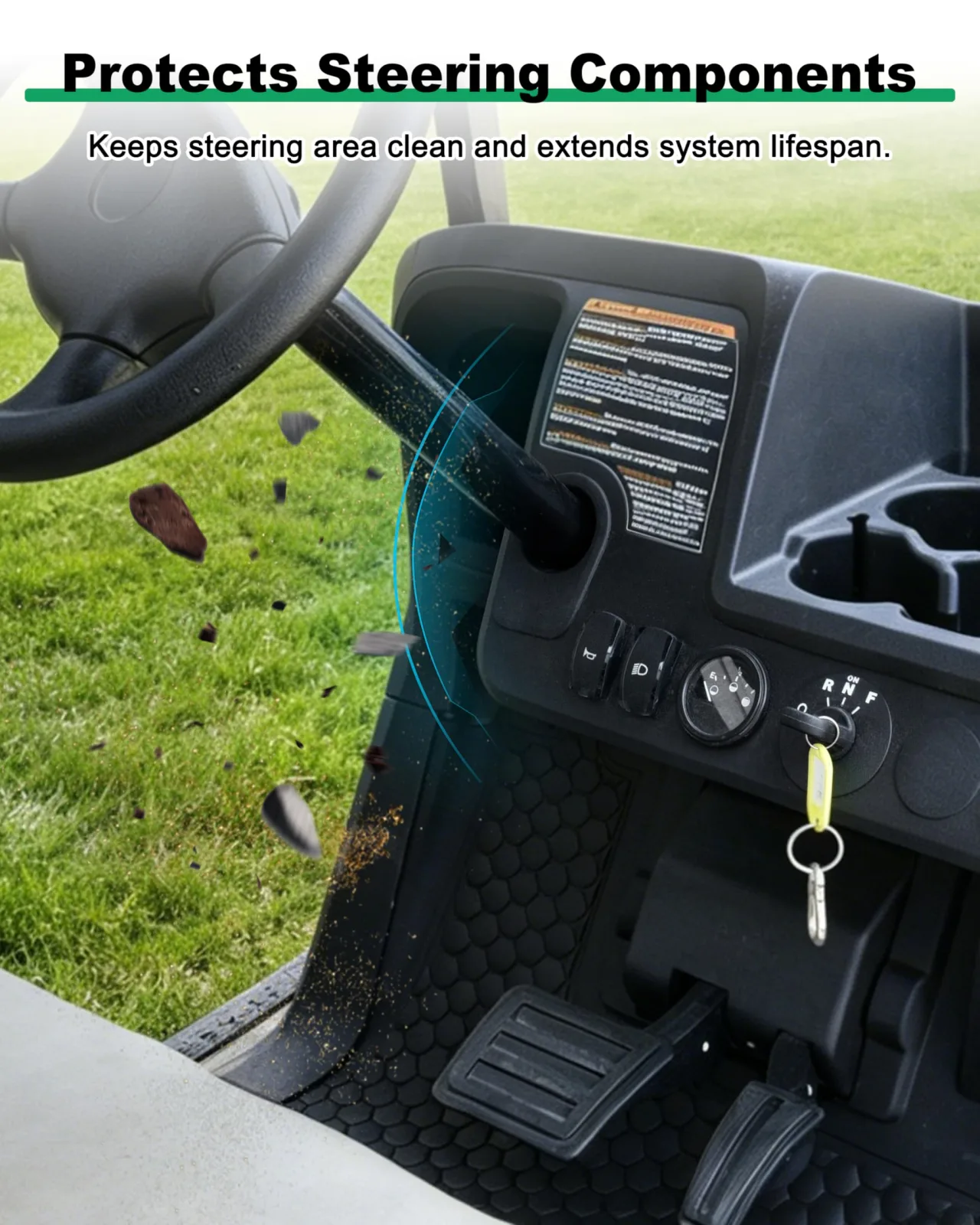 LDETXY Steering Column Base Cover for E-Z-GO RXV Valor image 4