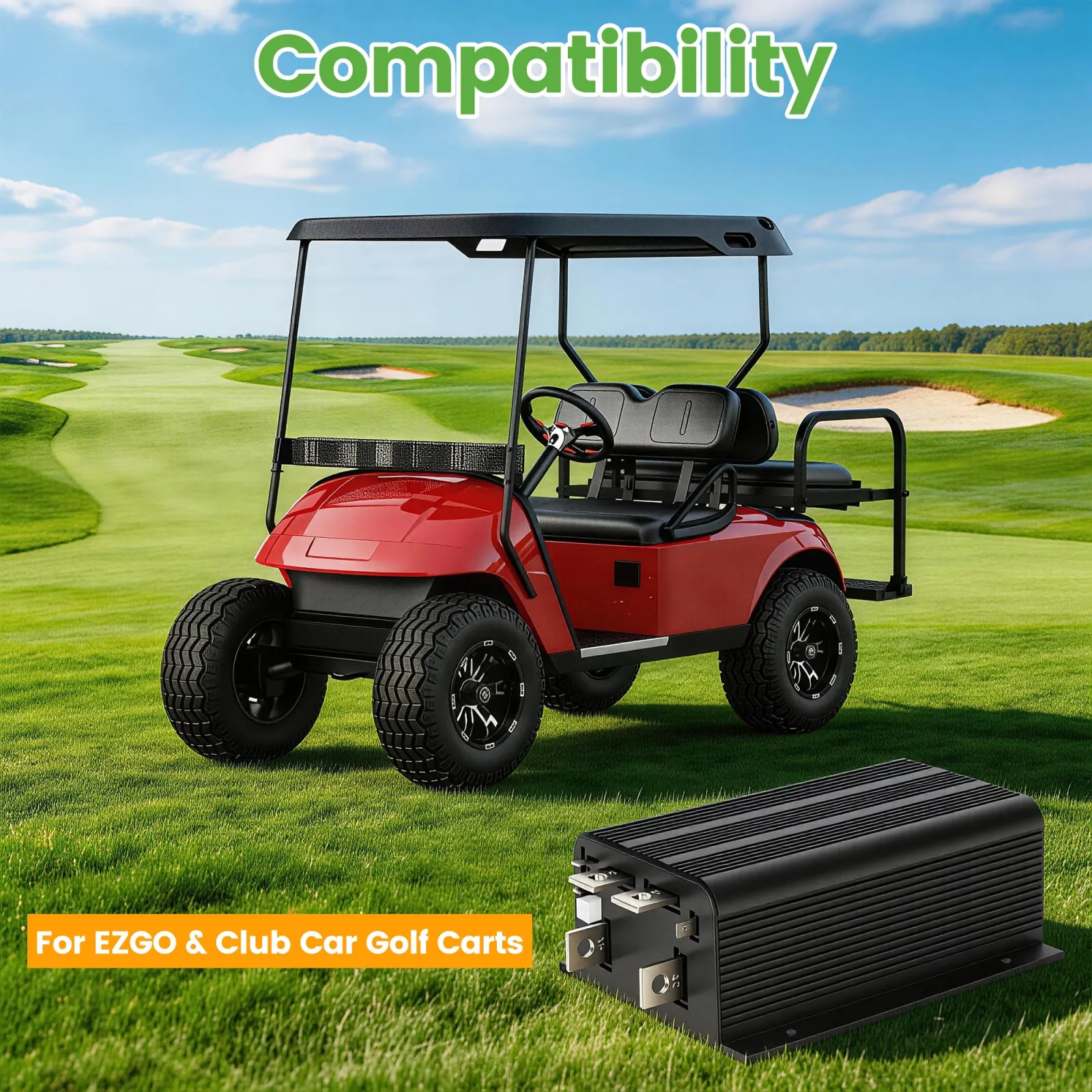 10L0L 500A 36V–48V Golf Cart Motor Controller image 3