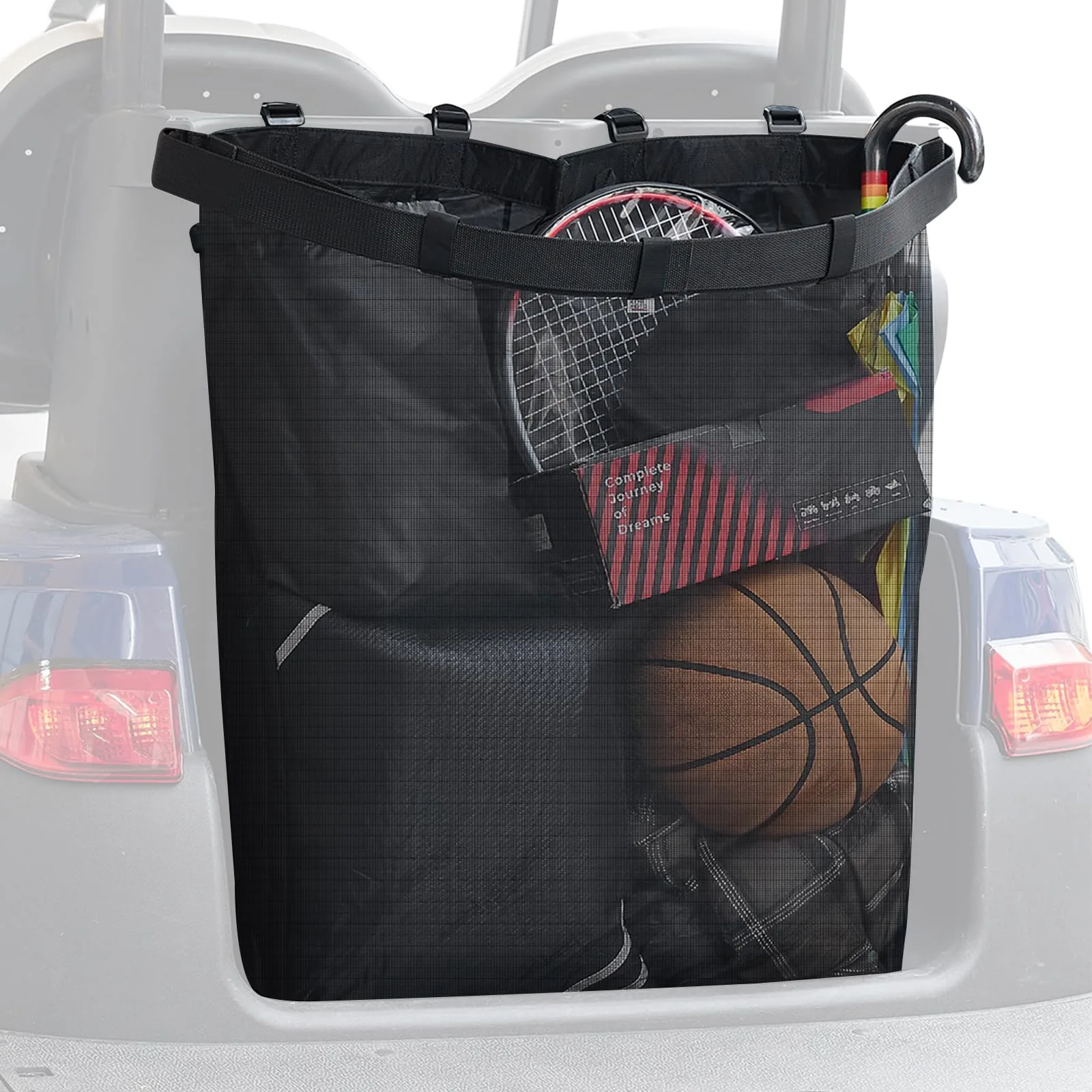 KEMIMOTO Mesh Golf Cart Shopping Storage Bag