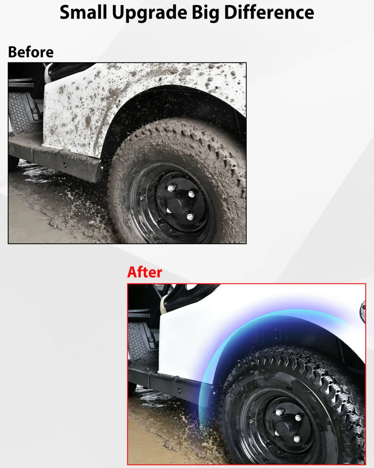 SAUTVS Rear Splash Guard for E-Z-GO RXV Valor 2025 image 2