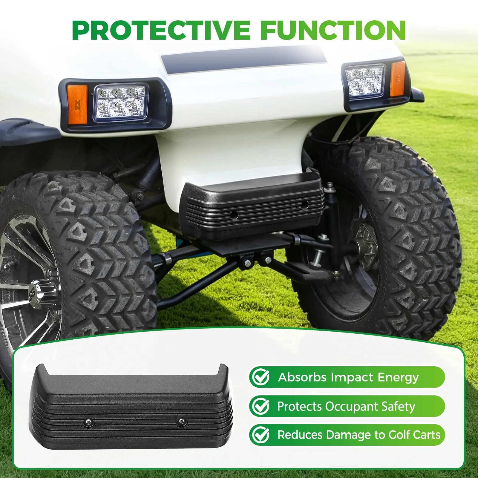 Panglong FDG-116 Front Bumper for Club Car DS image 2