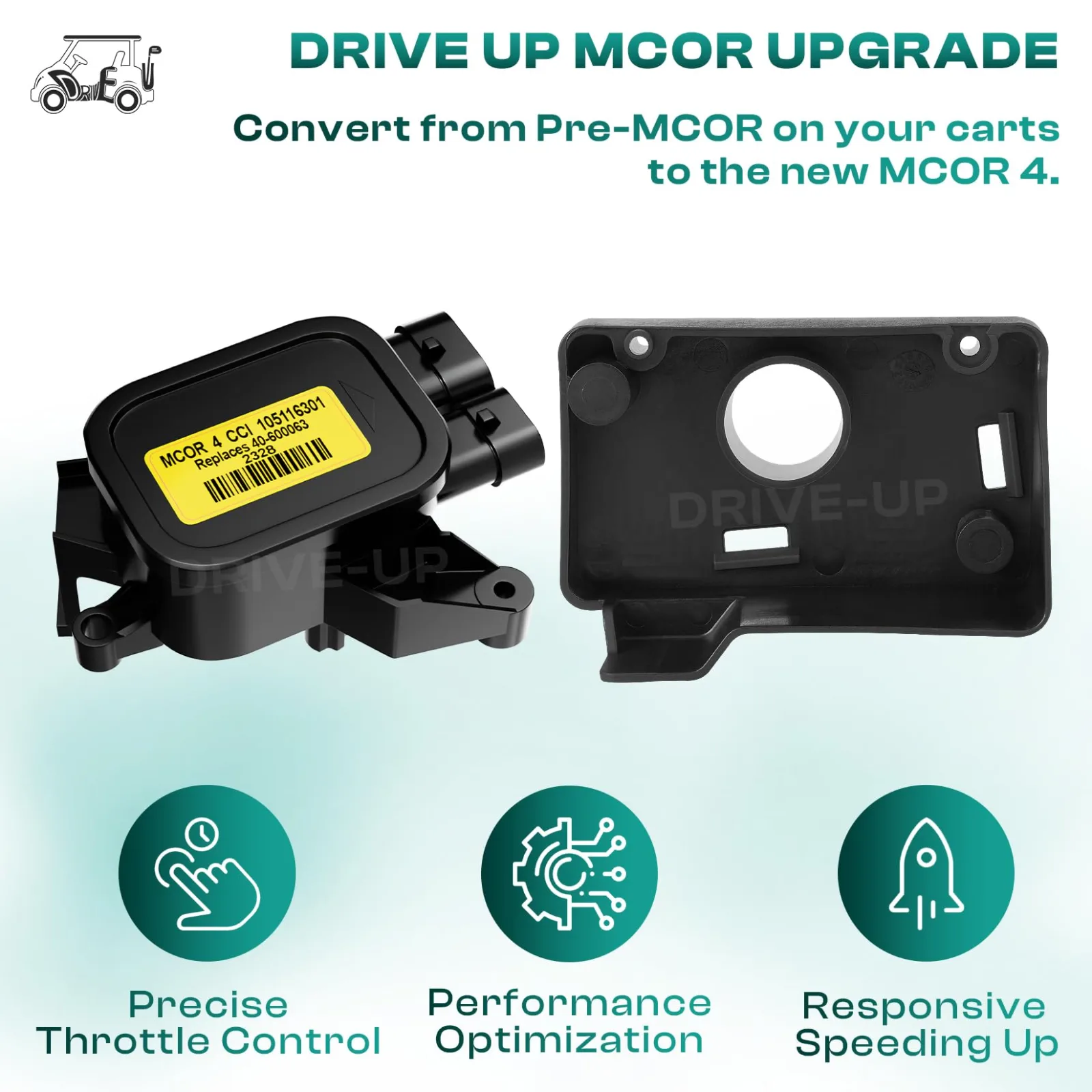 DRIVE UP MCOR4 Conversion Kit for Club Car DS 1995.5-2001 image 2