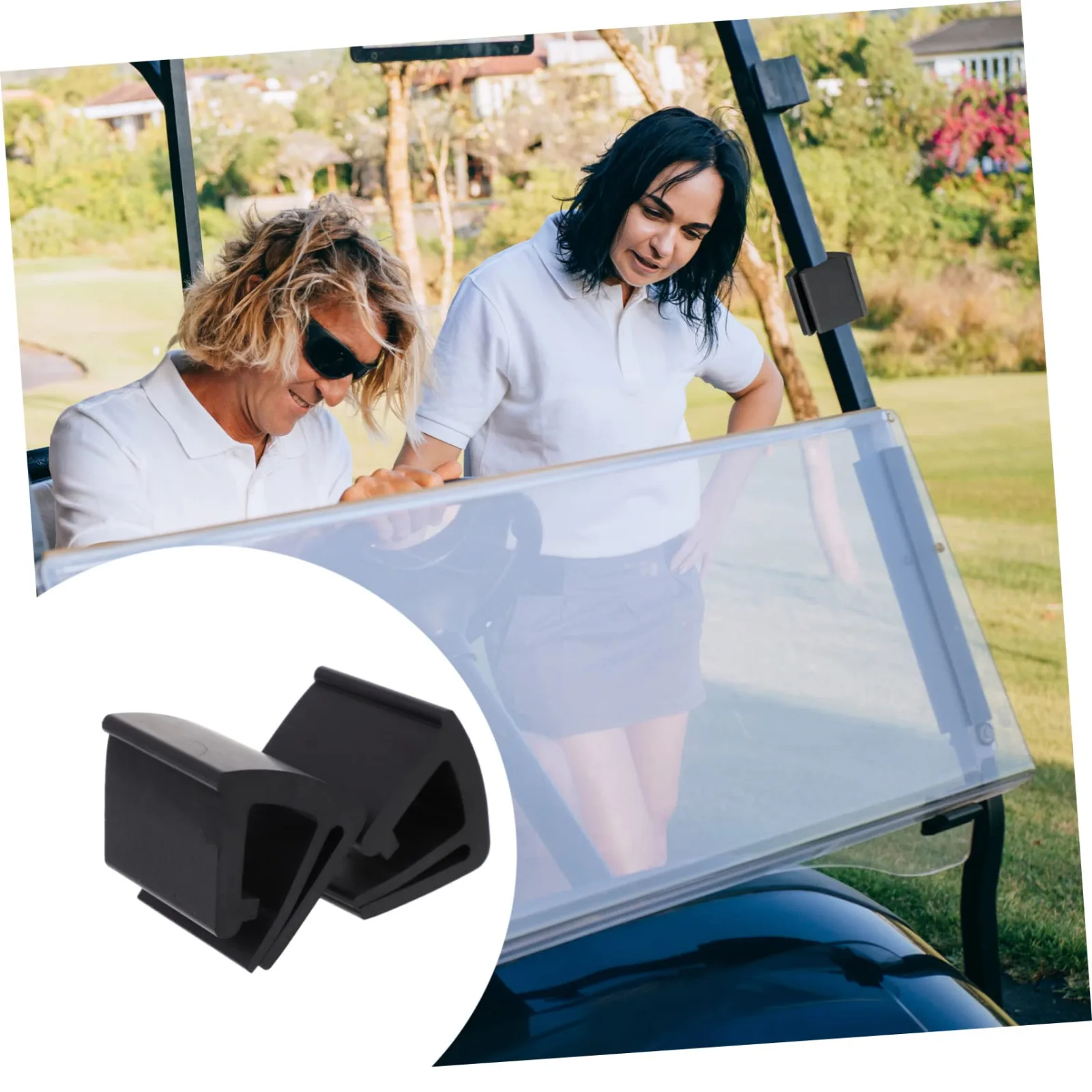 Toddmomy Golf Cart Windshield Retaining Clips image 2