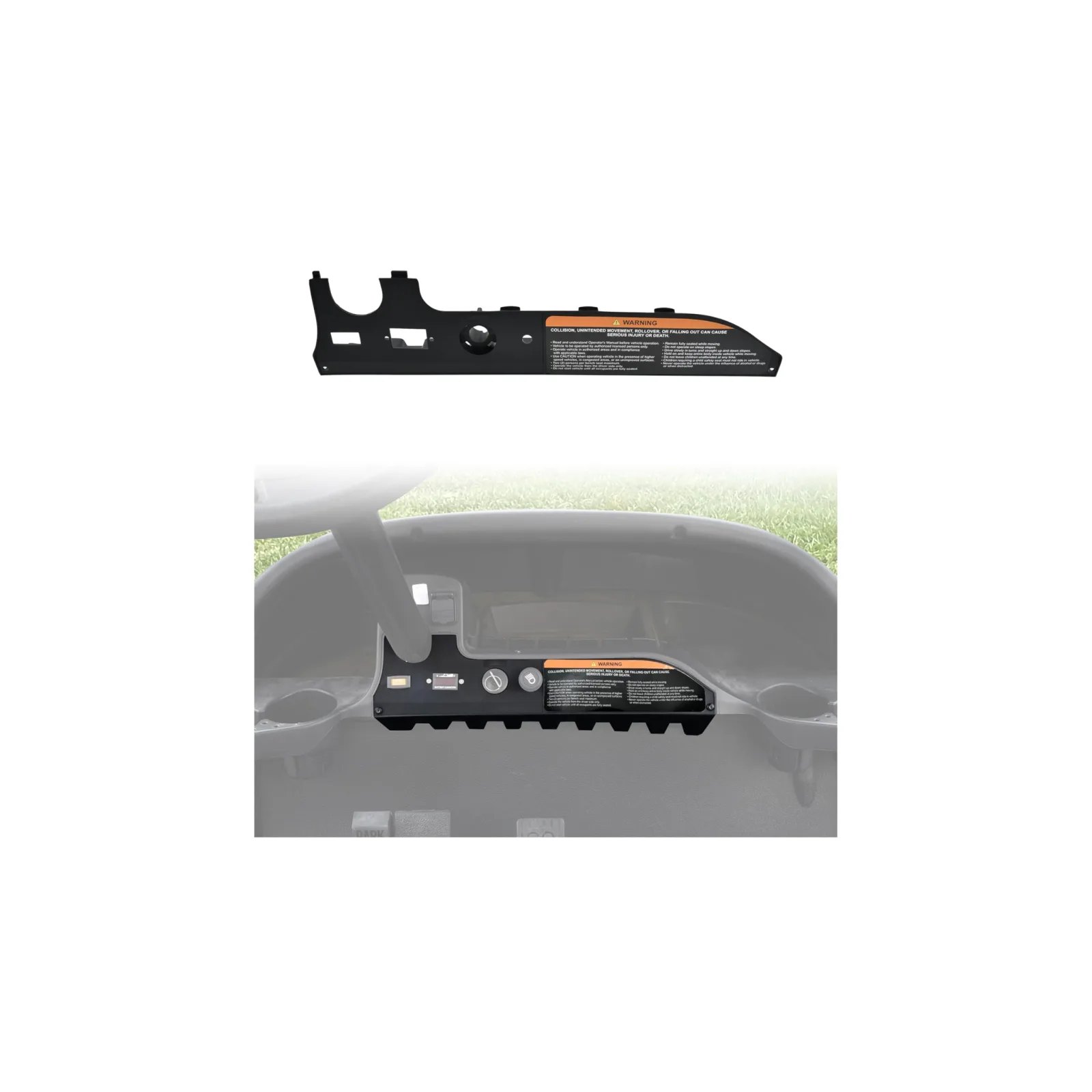 SAUTVS Dash Cover for Club Car Tempo Electric Golf Cart