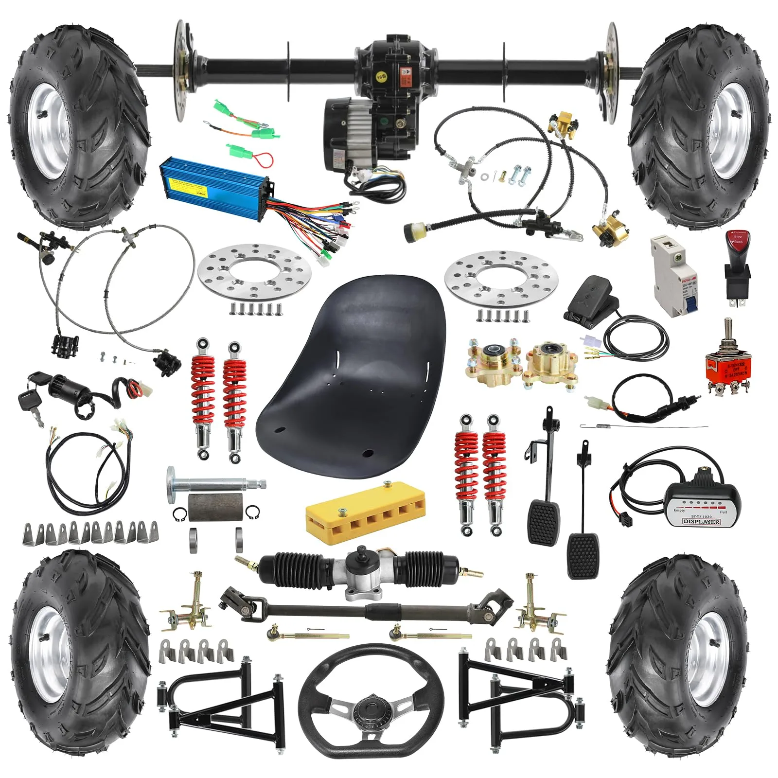 YC Yier 72V 1500W Electric Golf Cart Upgrade Kit