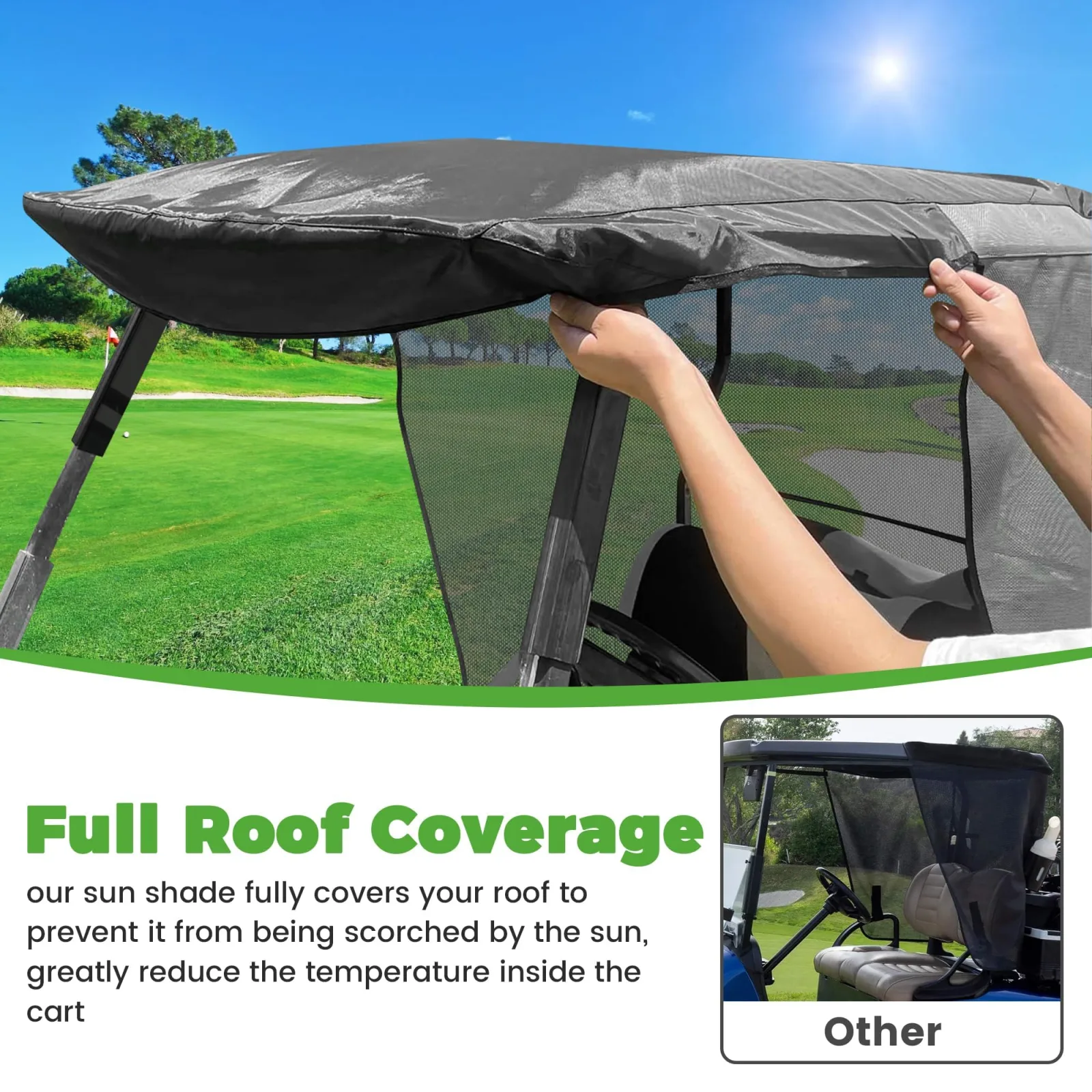 10L0L Sun Shade Cover for Yamaha G29 Drive & Drive 2 image 4