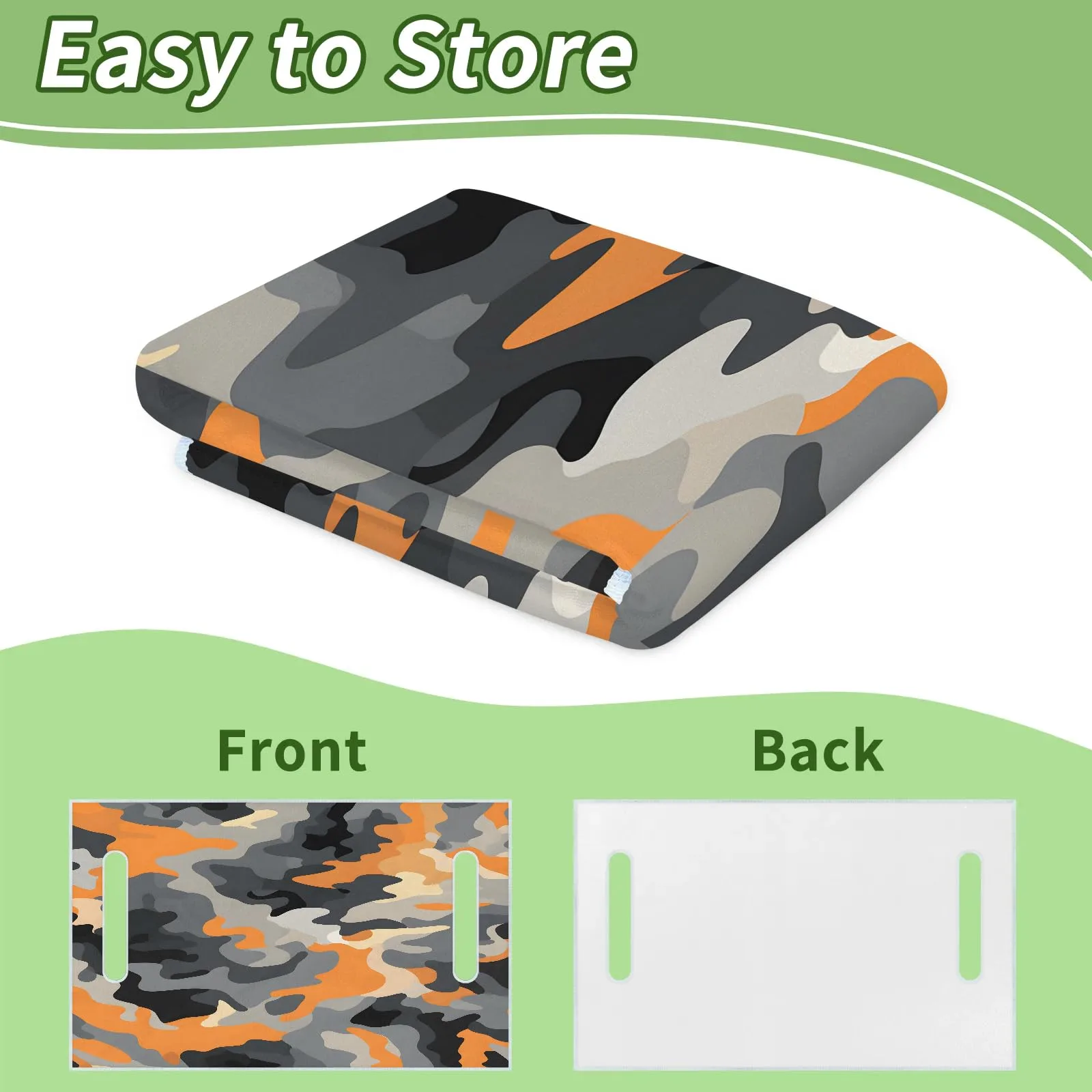 Tiveruda Brown Camo Golf Cart Seat Cover, 51 x 31 in image 4