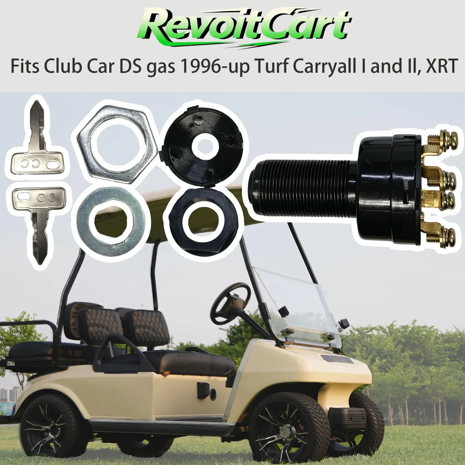 RevoitCart Ignition Switch for Club Car DS Gas Carts image 3