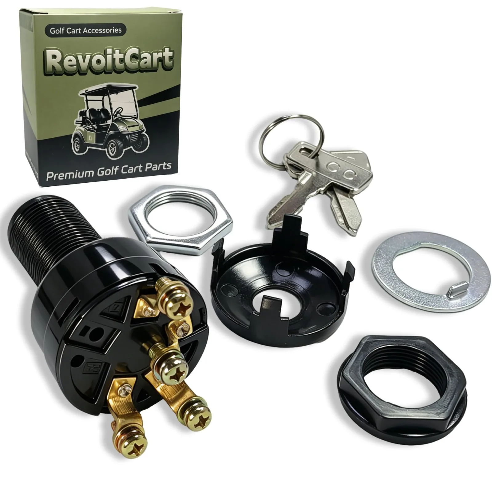 RevoitCart Ignition Switch for Club Car DS Gas Carts