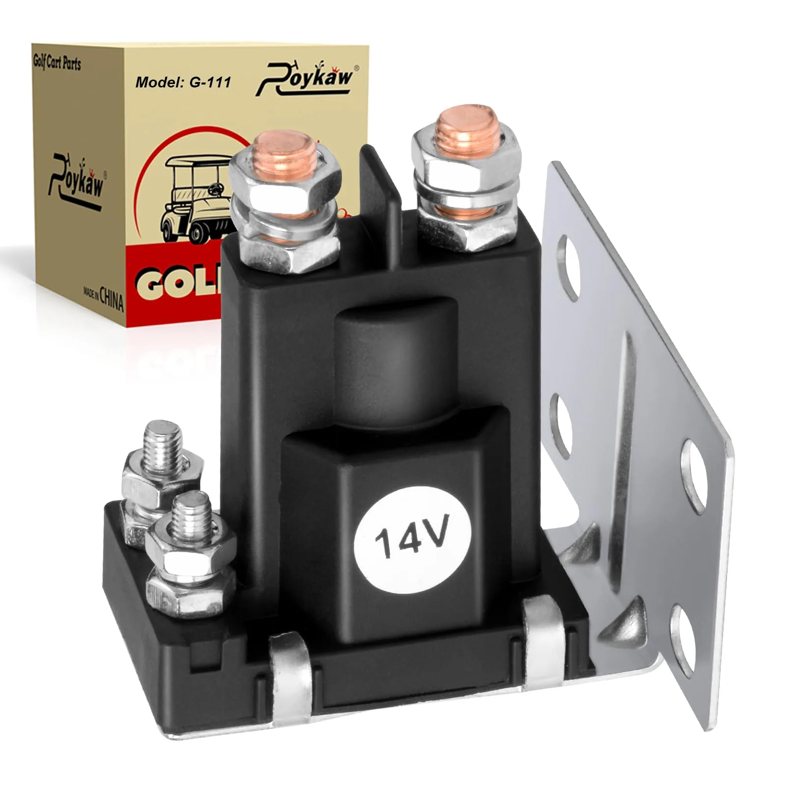 Roykaw 14V 200A Solenoid for E-Z-GO Golf Carts