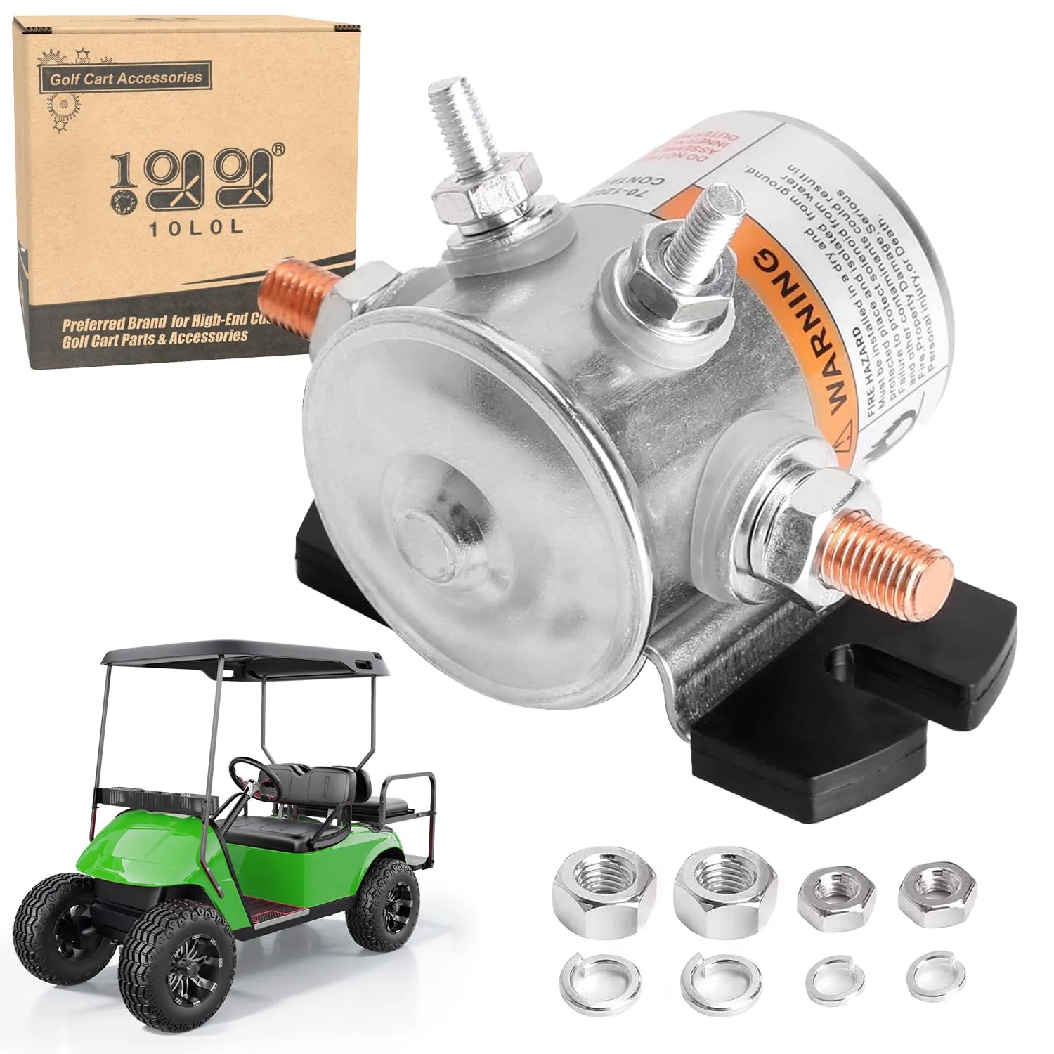 10L0L 36V Solenoid Relay for E-Z-GO Golf Carts