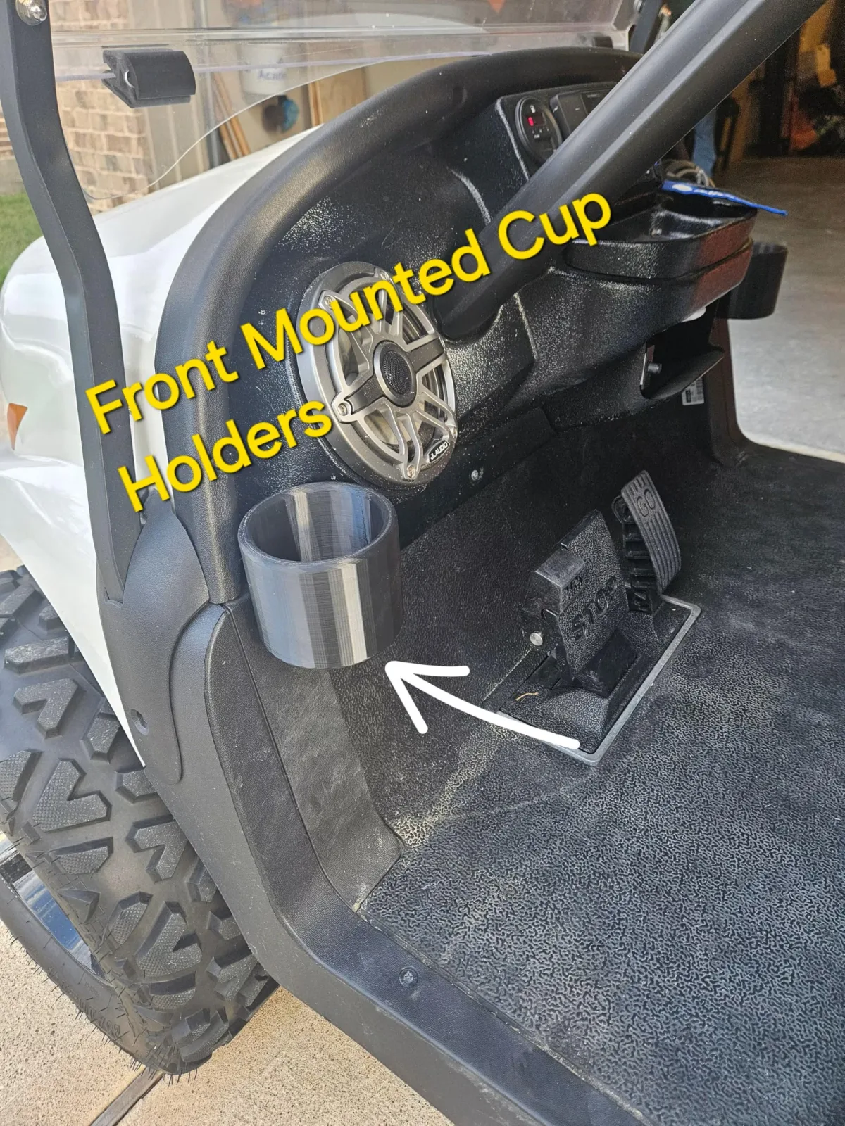 VIP Dash Cup Holders for Club Car Onward, Precedent & Tempo image 2