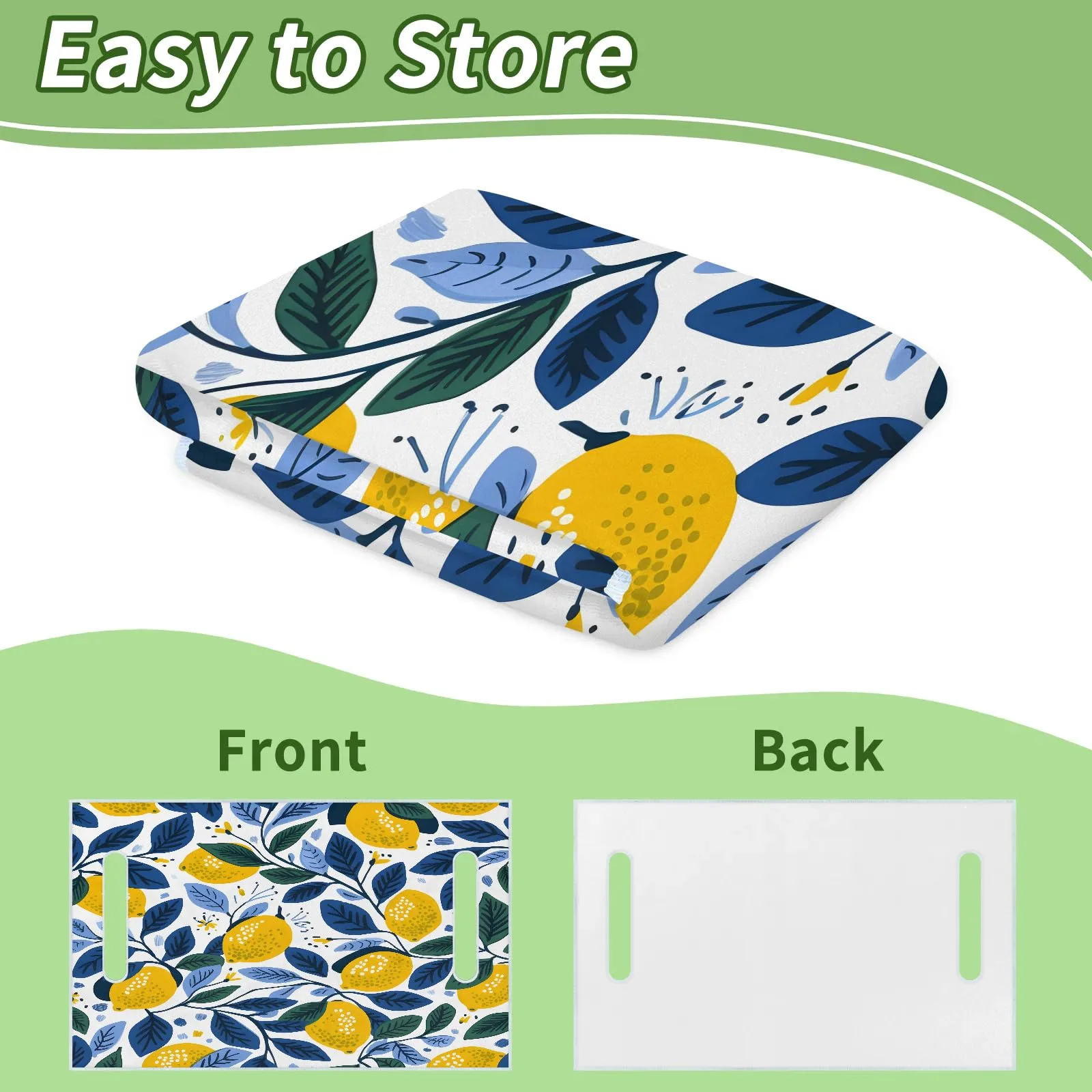 Tiveruda Yellow Fruit Golf Cart Seat Cover, 51 x 31 in image 4