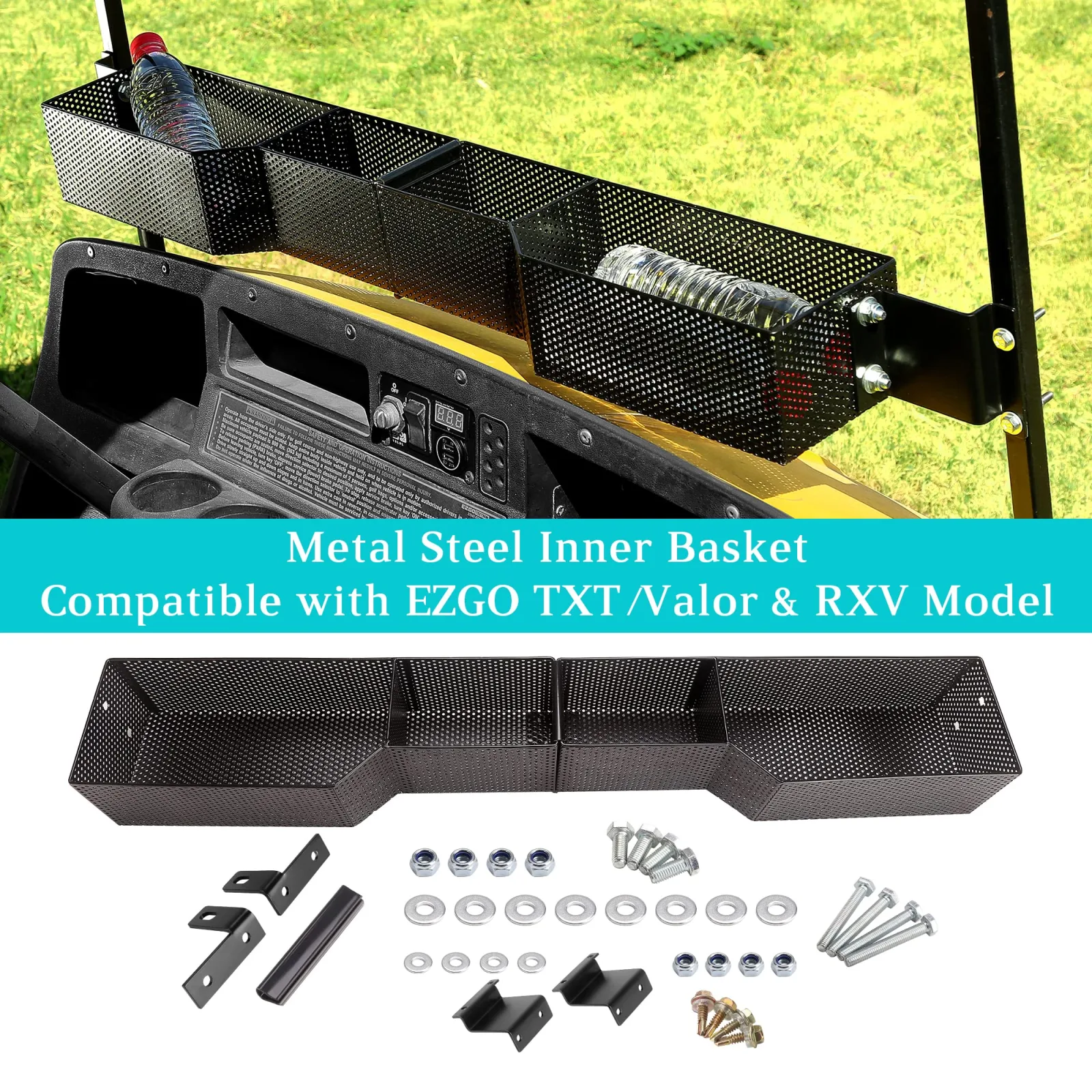 10L0L Front Storage Basket for E-Z-GO TXT and RXV image 3
