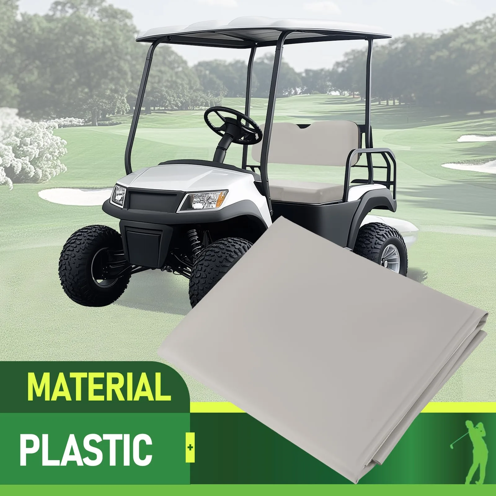 WUTIST GO-5161 Seat Bottom Cover for E-Z-GO RXV image 3