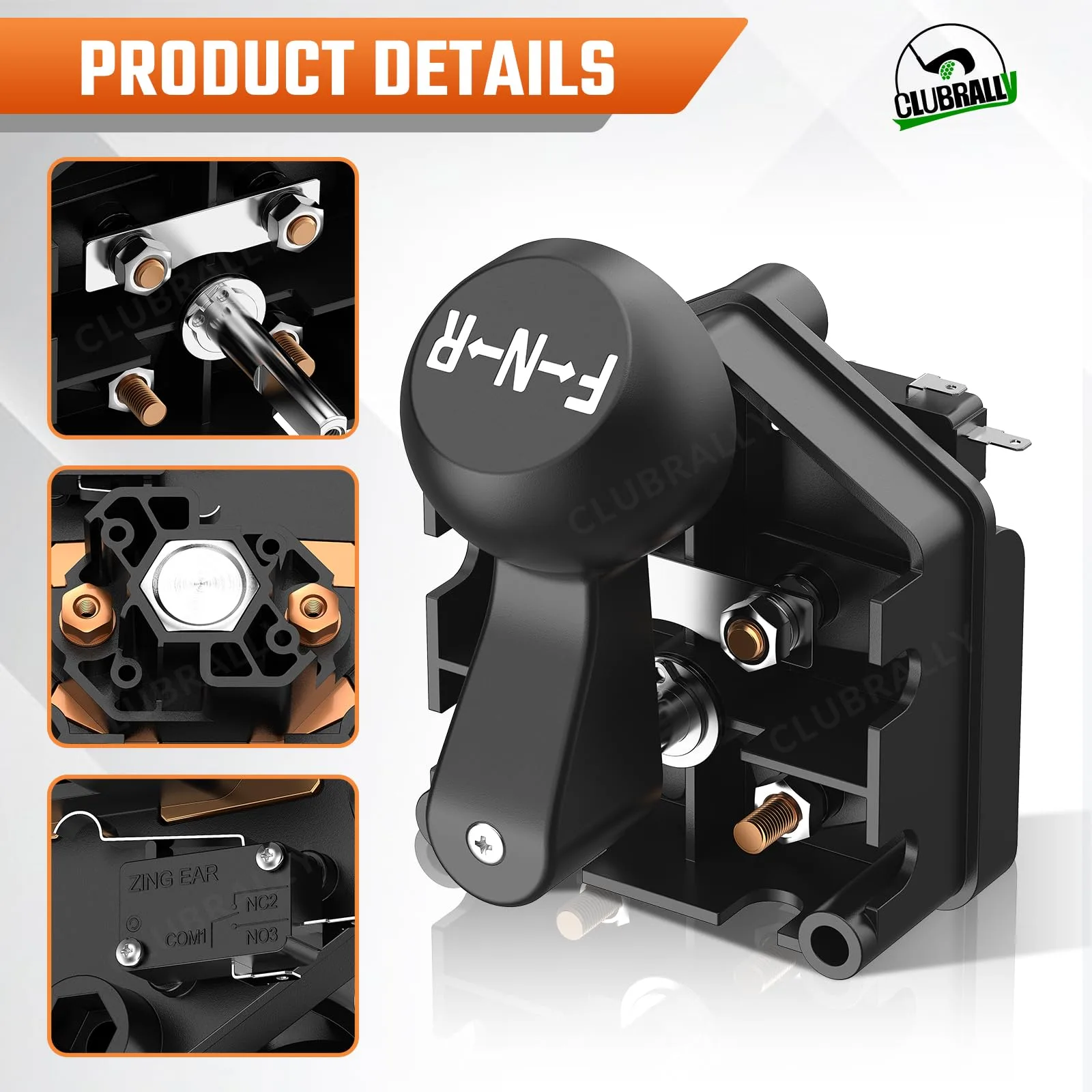 CLUBRALLY Club Car DS Forward Reverse Switch 36V image 2
