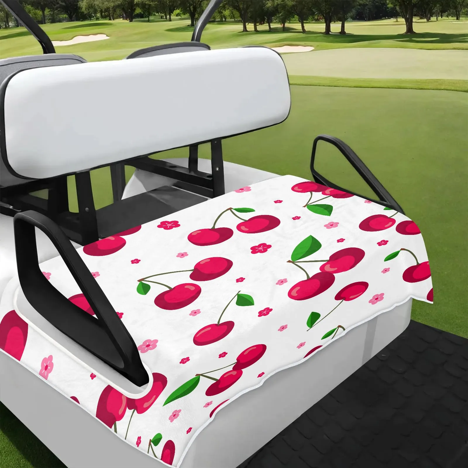 Tiveruda Golf Cart Seat Cover for Double Seats 51 x 31 in