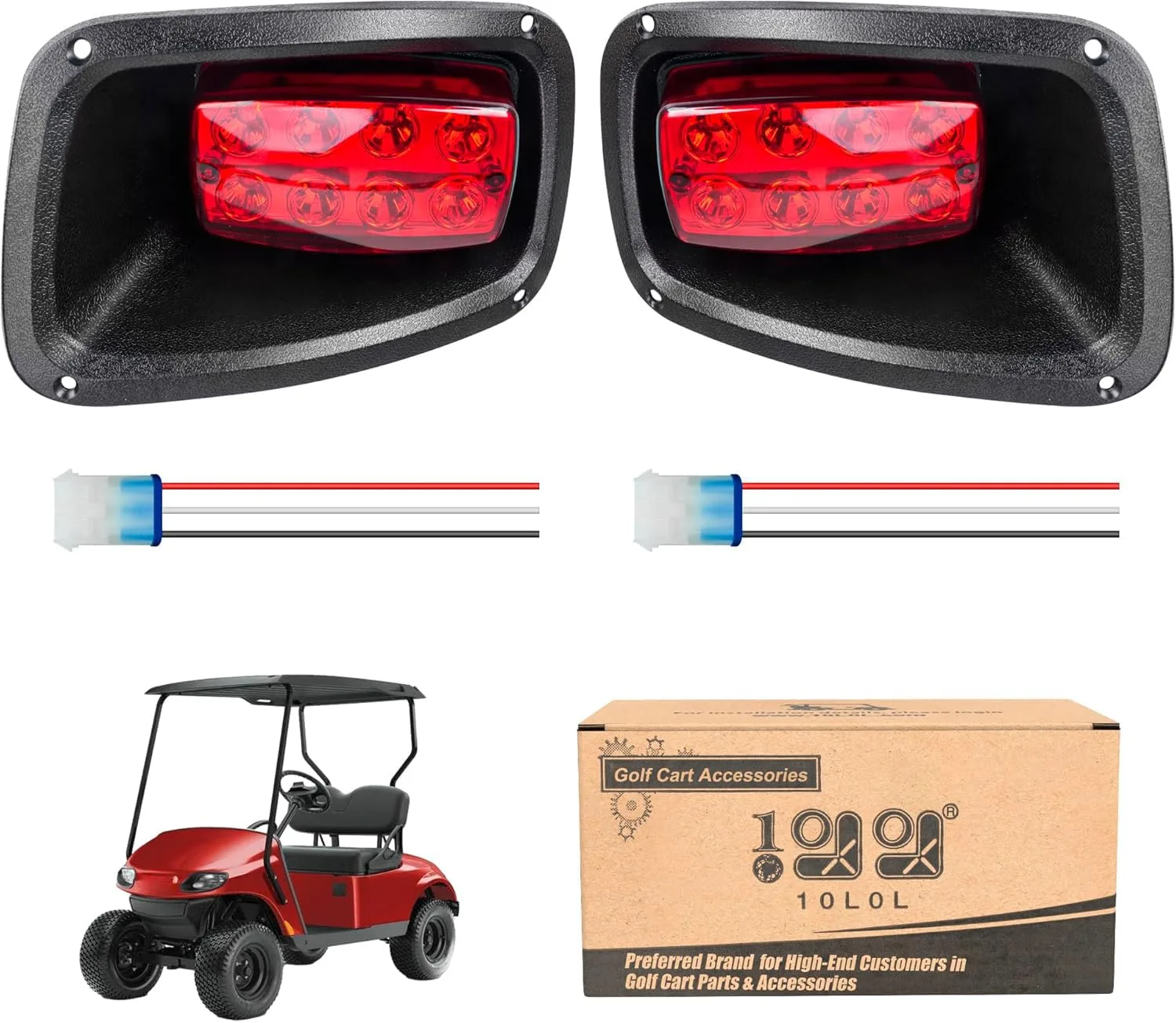 10L0L Taillights for E-Z-GO TXT 1996-2013