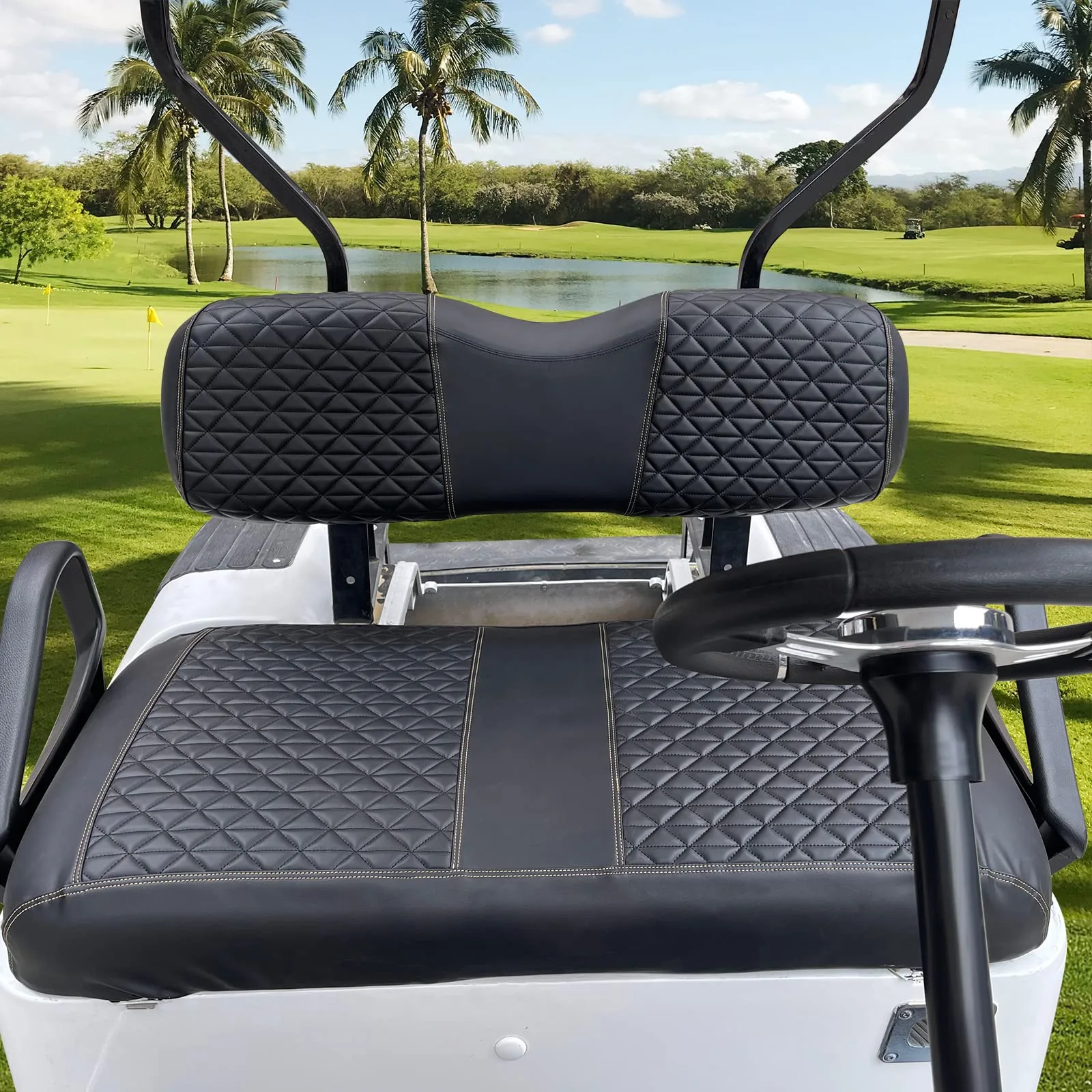 XUANYUDG0769 E-Z-GO TXT Front Seat Covers 1994-2013 image 2