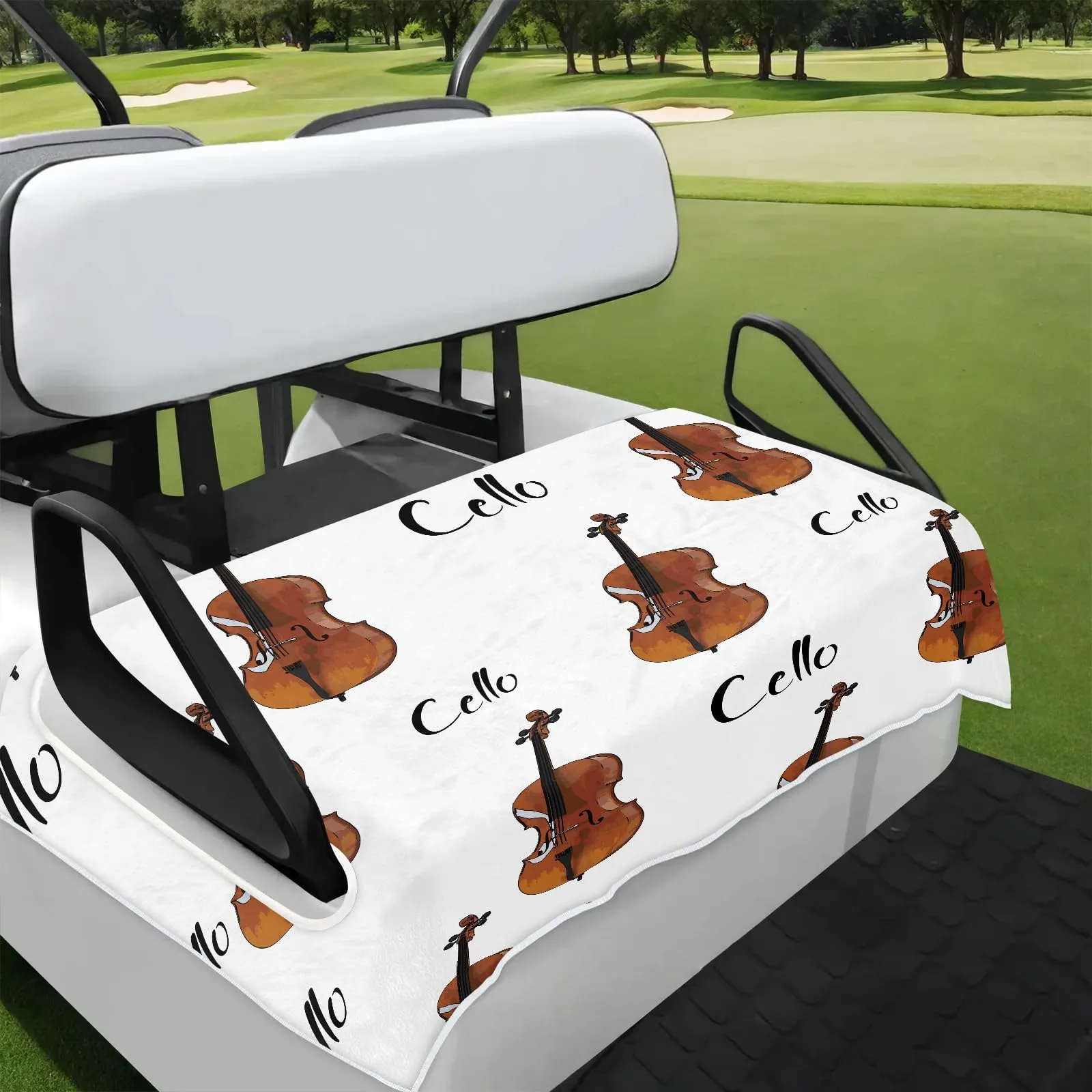 Tiveruda Golf Cart Seat Cover for Double Seats, 51 x 31 in