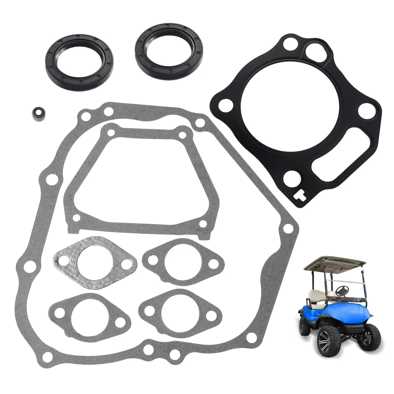 Roykaw Yamaha Golf Cart Engine Gasket & Seal Rebuild Kit