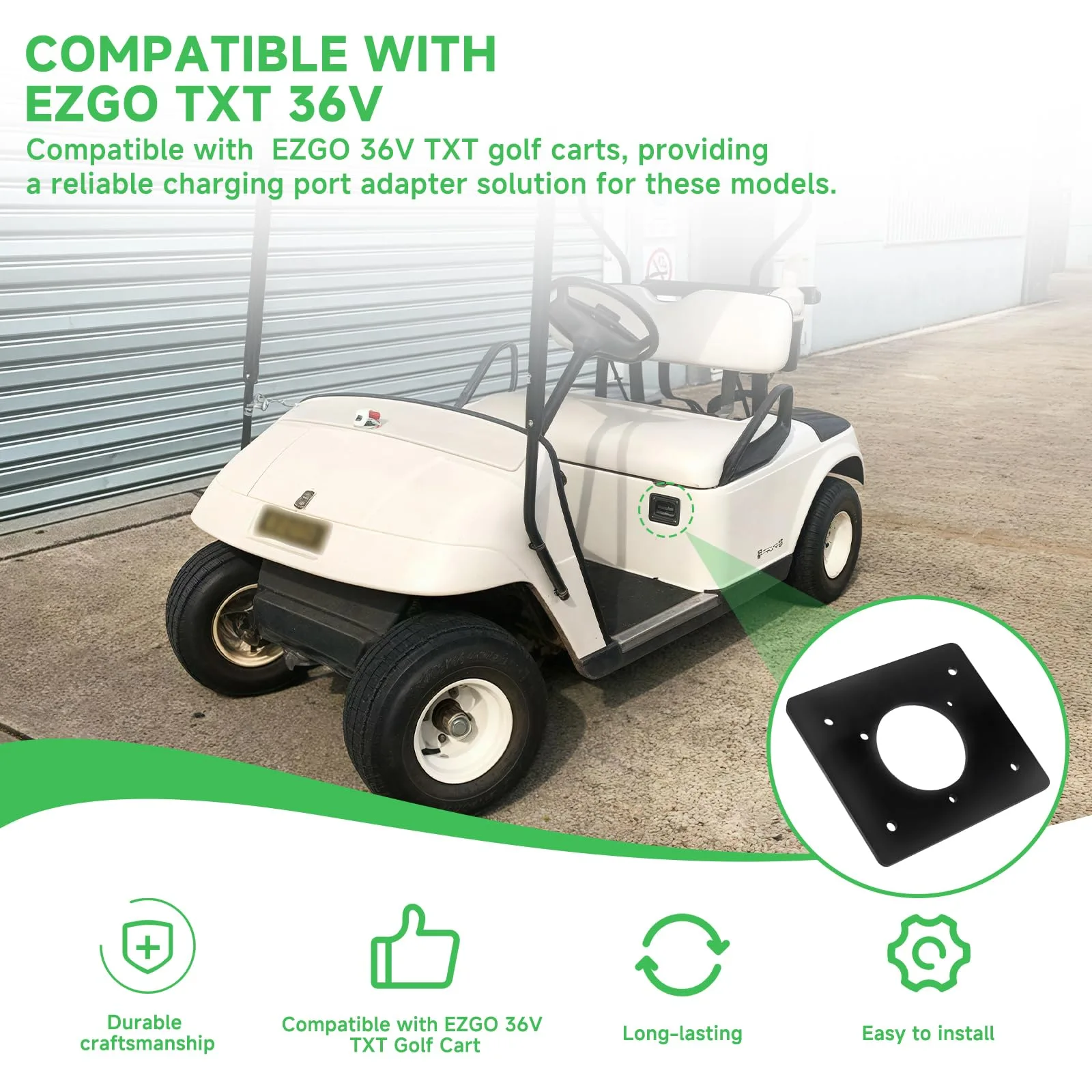Numano Charging Port Adapter for E-Z-GO TXT 36V image 3