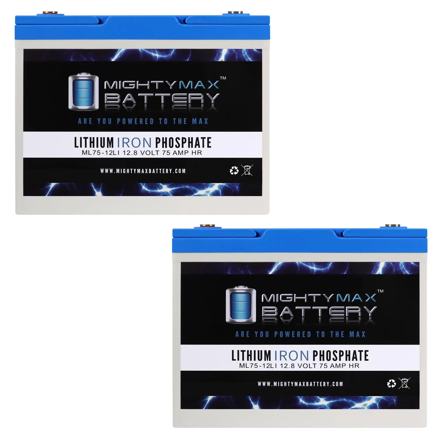 Mighty Max ML75-12LIMP2 12V 75Ah Lithium Battery Pack