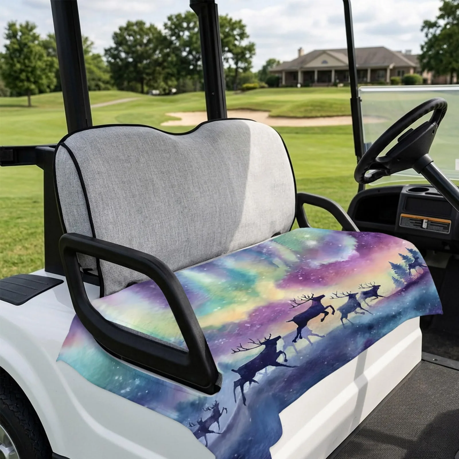 DecorLovee Golf Cart Seat Cover for 2-Seater Carts image 4