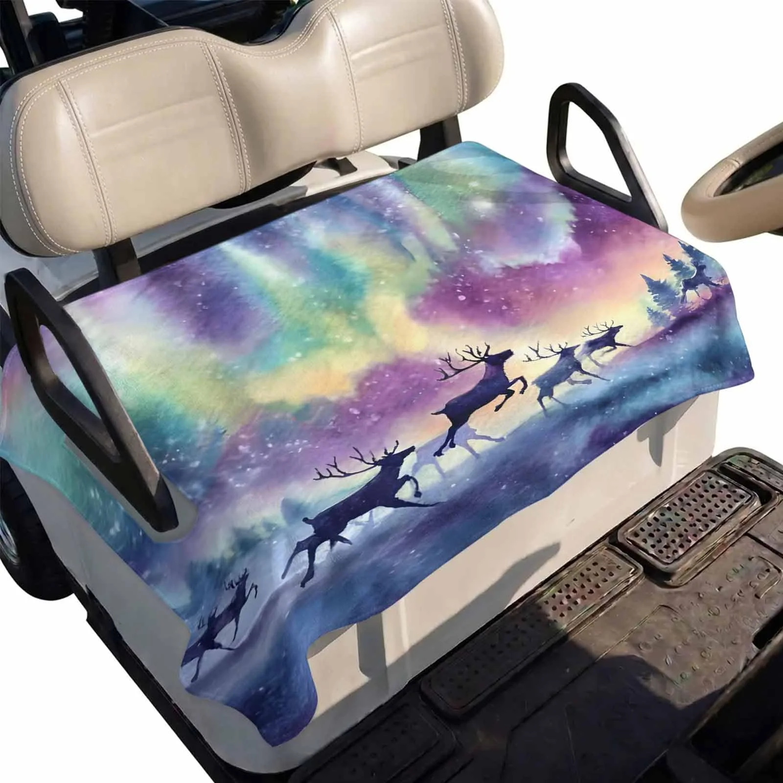 DecorLovee Golf Cart Seat Cover for 2-Seater Carts