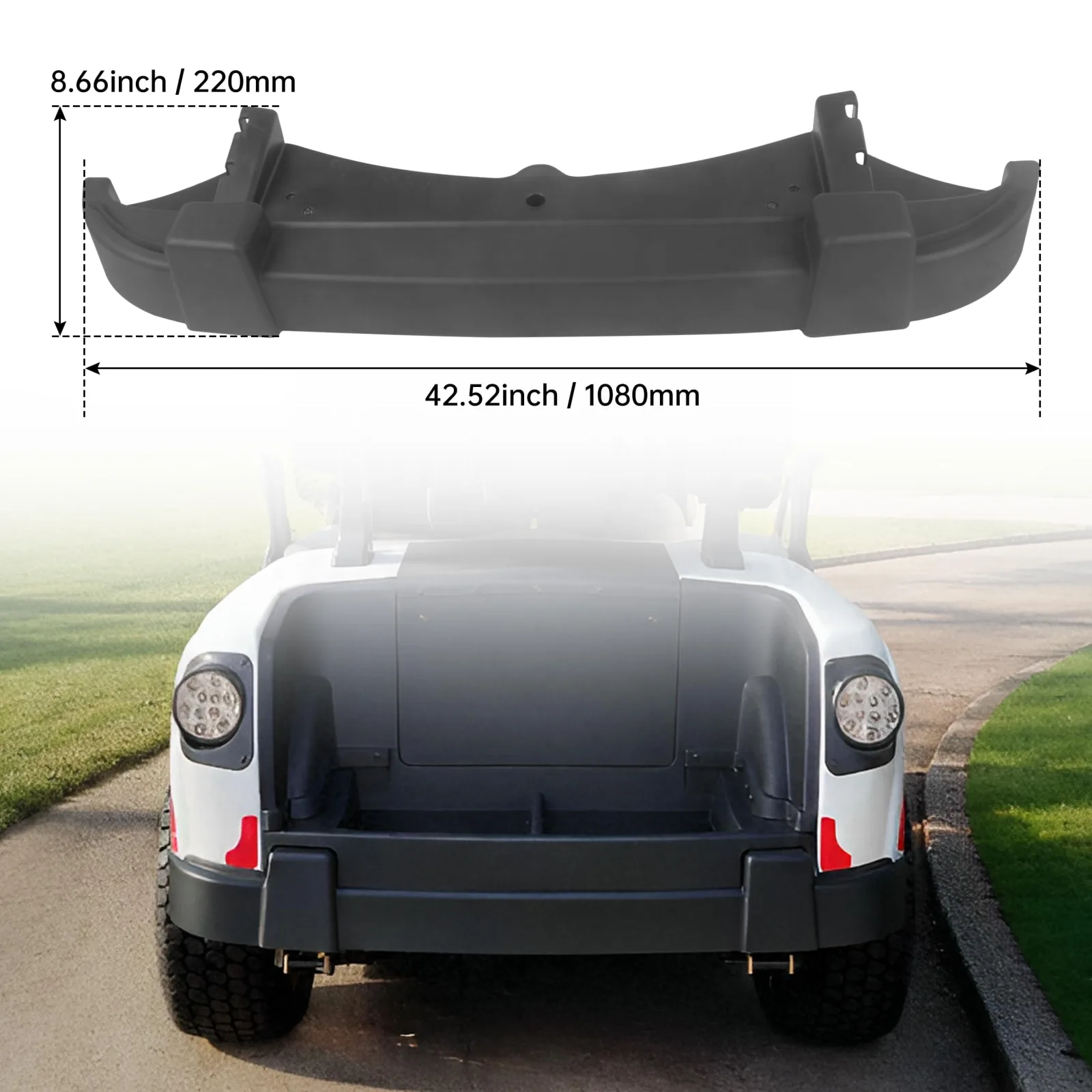 KAKABAS Rear Bumper for E-Z-GO RXV and Valor image 4
