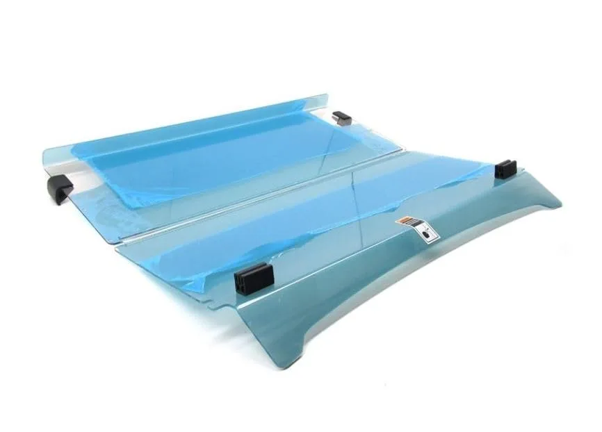 3G E-Z-GO Hauler and Terrain Fold-Down Windshield image 2