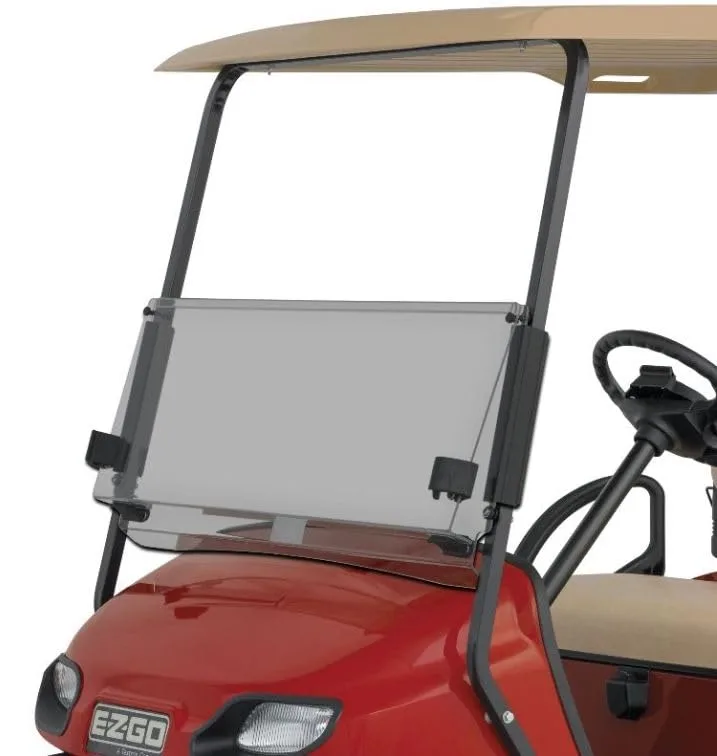 3G E-Z-GO Hauler and Terrain Fold-Down Windshield