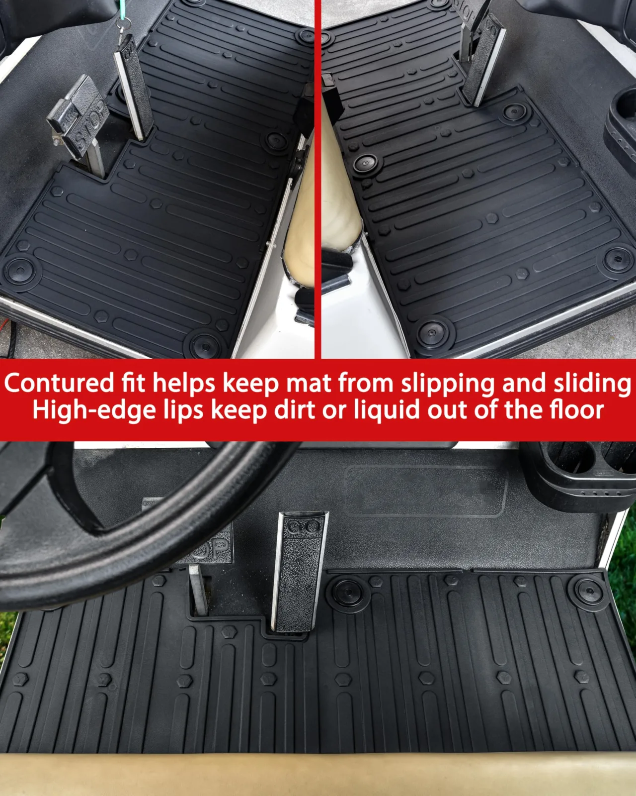 SAUTVS TPE Floor Mat for Club Car DS 1982+ image 4