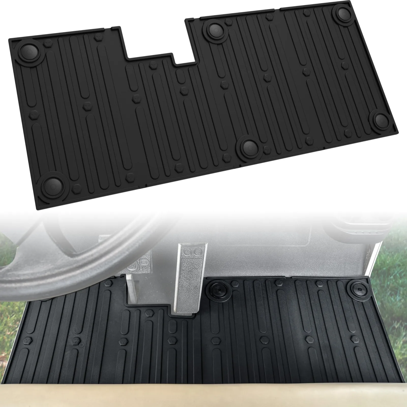 SAUTVS TPE Floor Mat for Club Car DS 1982+