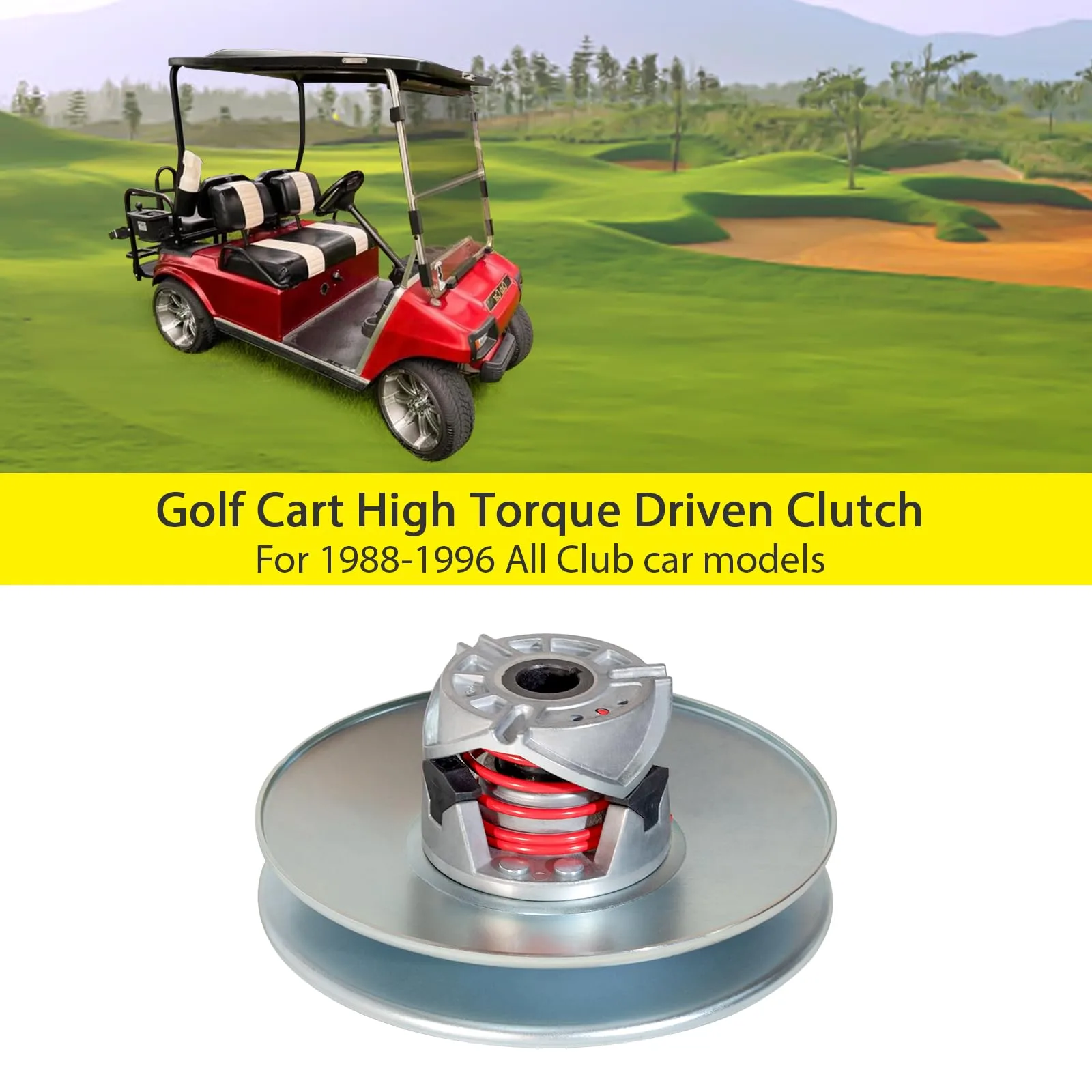 Orle Oko Driven Clutch for 1988-1996 Club Car DS & Precedent image 4