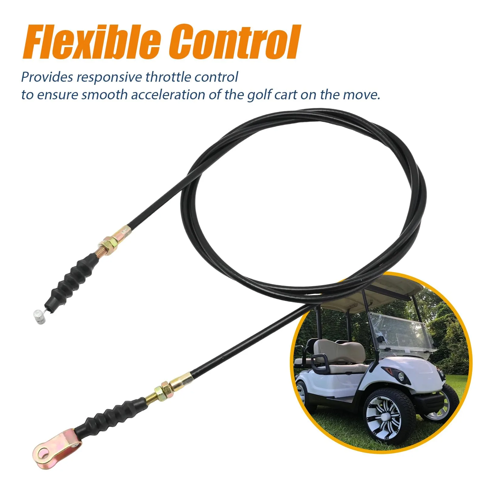 DUZFOREI Throttle Accelerator Cable for Yamaha G2-G14 image 3