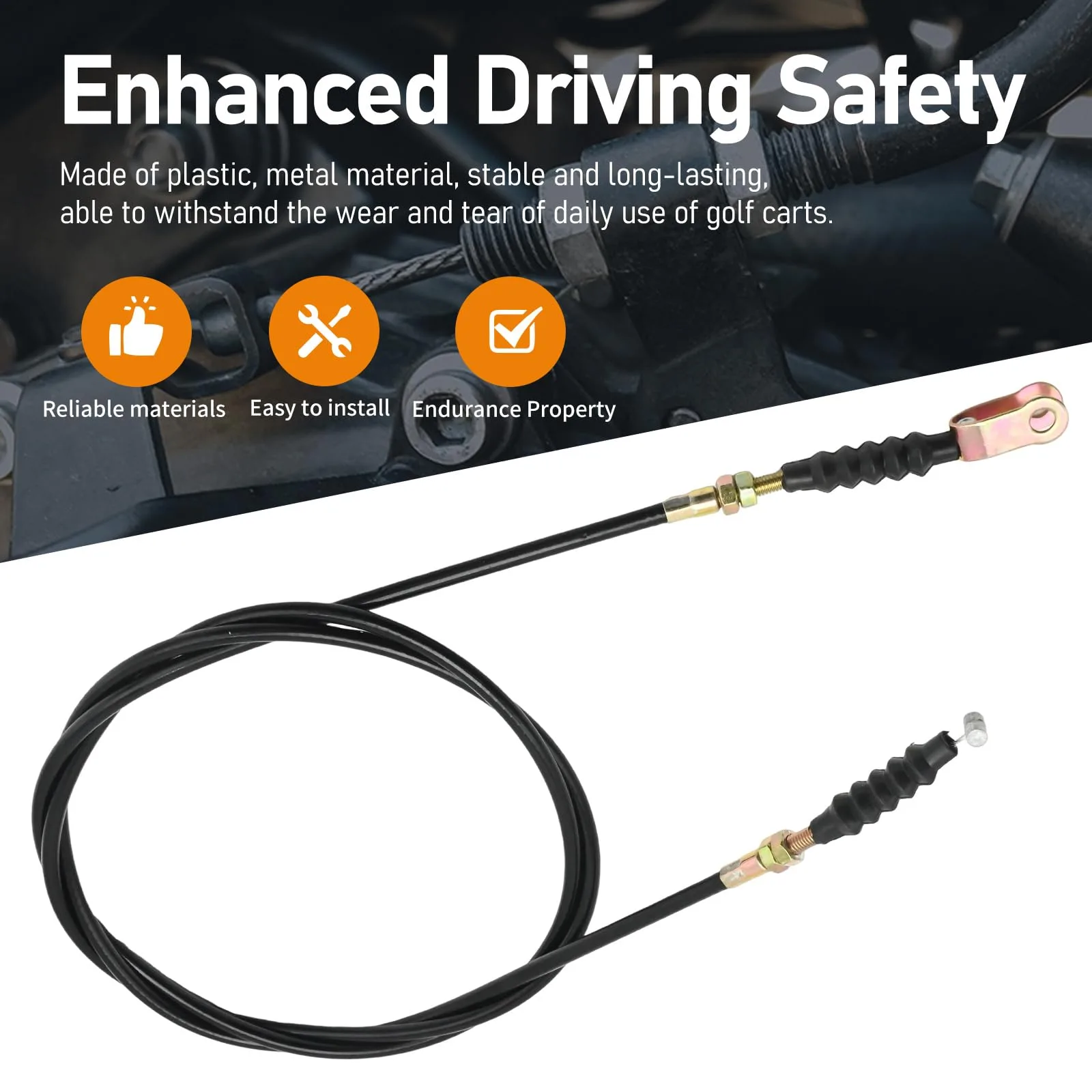 DUZFOREI Throttle Accelerator Cable for Yamaha G2-G14 image 4