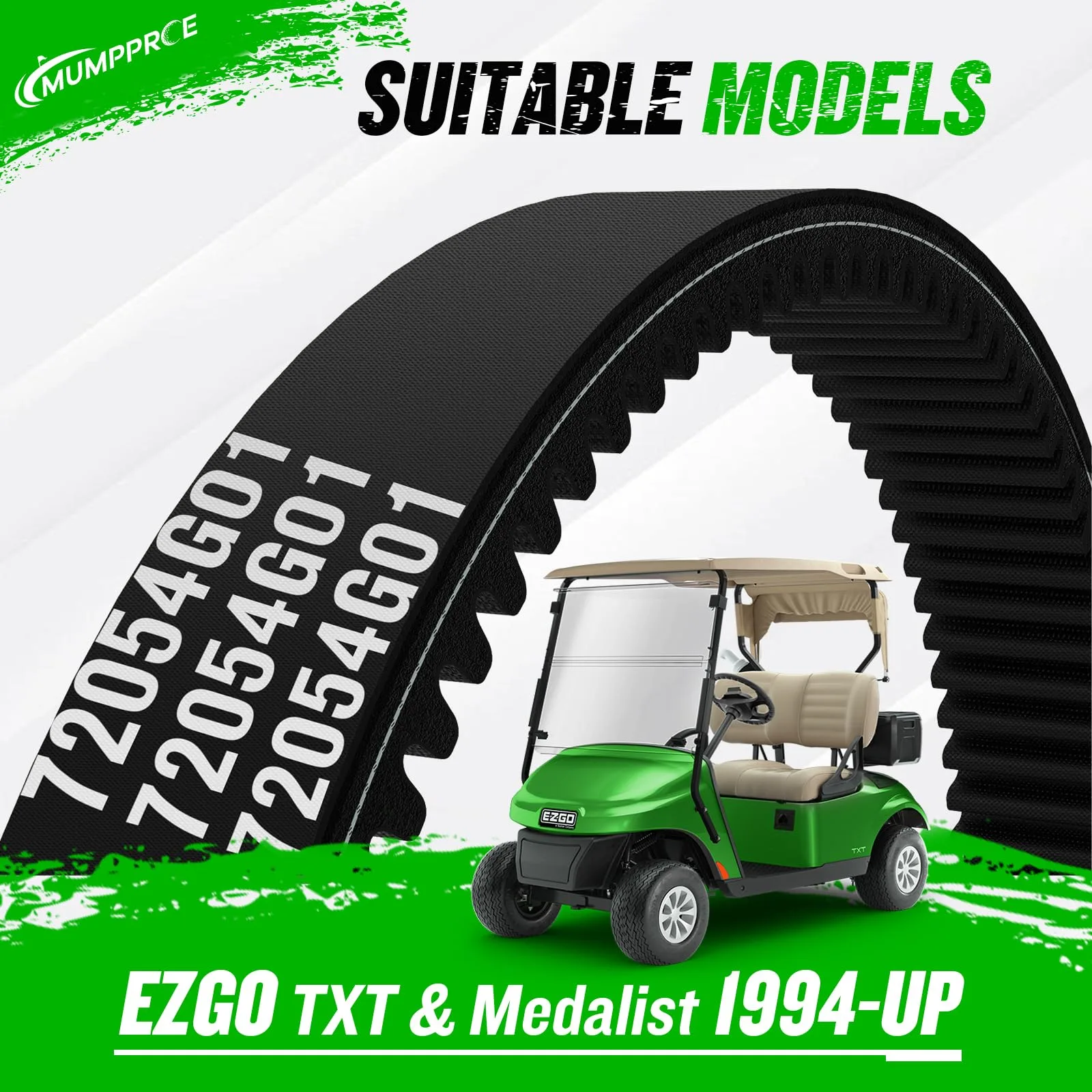 MUMPPRCE E-Z-GO TXT Medalist Drive & Starter Belt Kit image 2