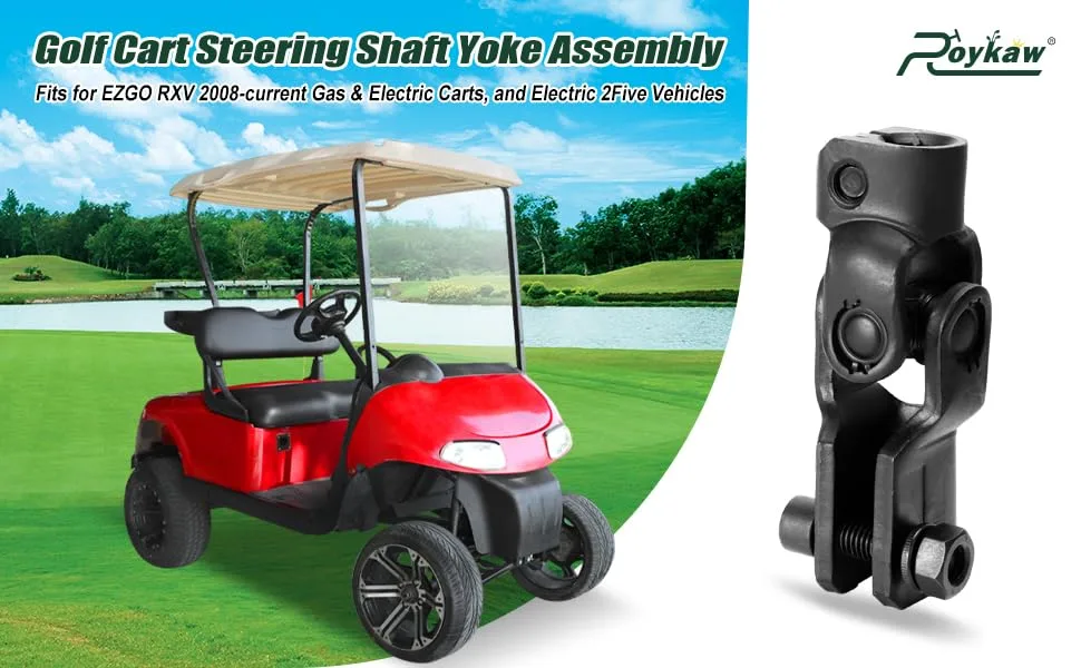 Roykaw Steering Yoke Assembly for E-Z-GO RXV — 604613 image 2