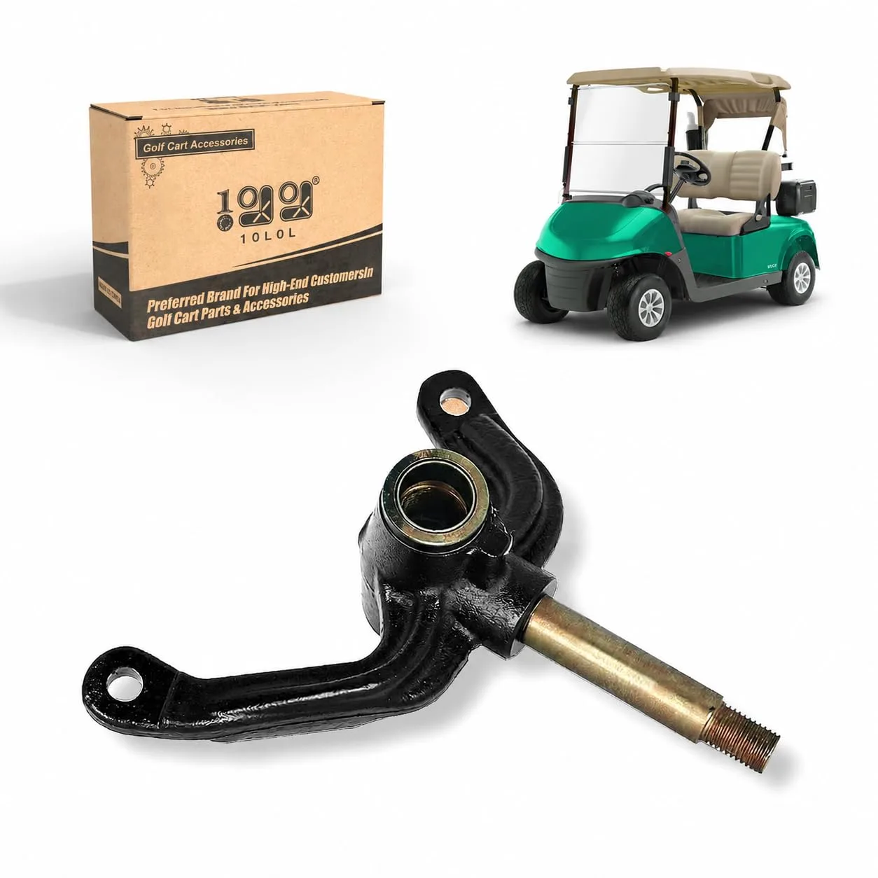 10L0L Passenger Side Spindle Assembly for E-Z-GO RXV (611271)