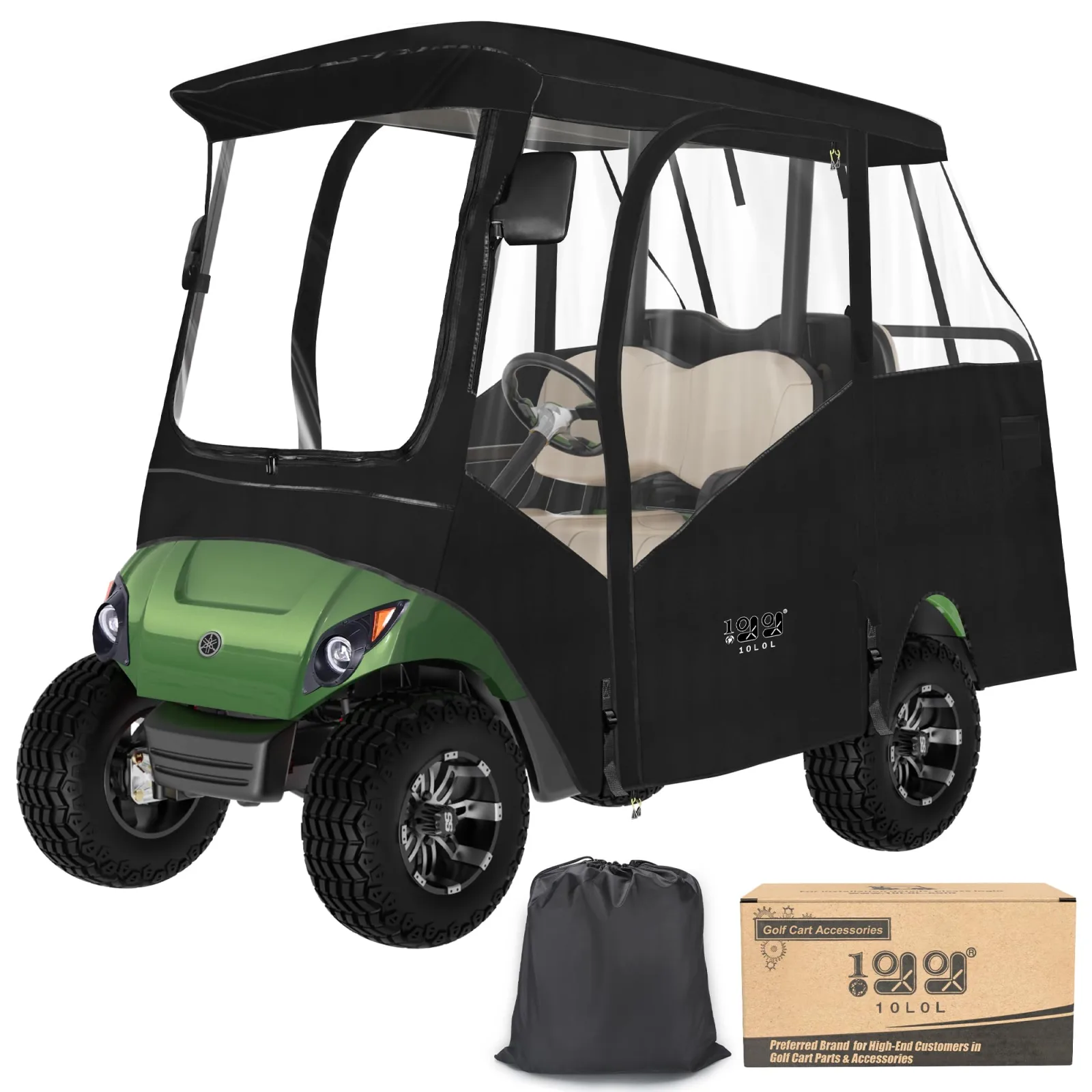 10L0L 4-Passenger Enclosure for Yamaha Golf Carts
