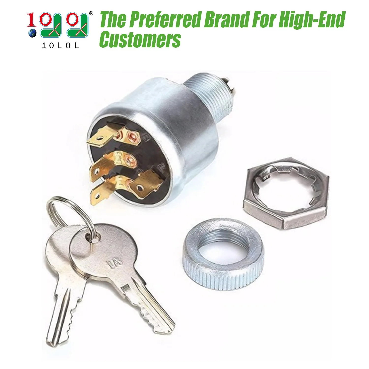 10L0L Ignition Switch for E-Z-GO Golf Carts image 2