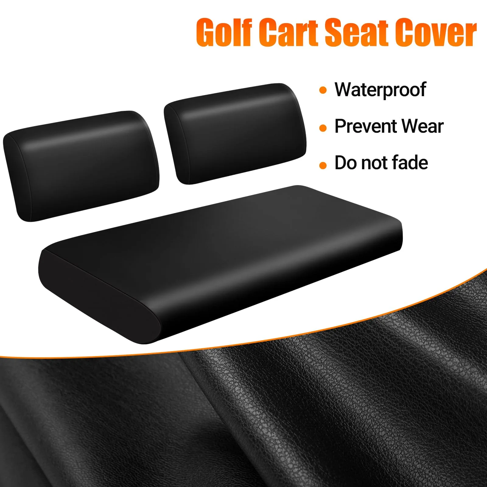 ZWPARTS Front Seat Cover for Yamaha G11-G22 Golf Carts image 4