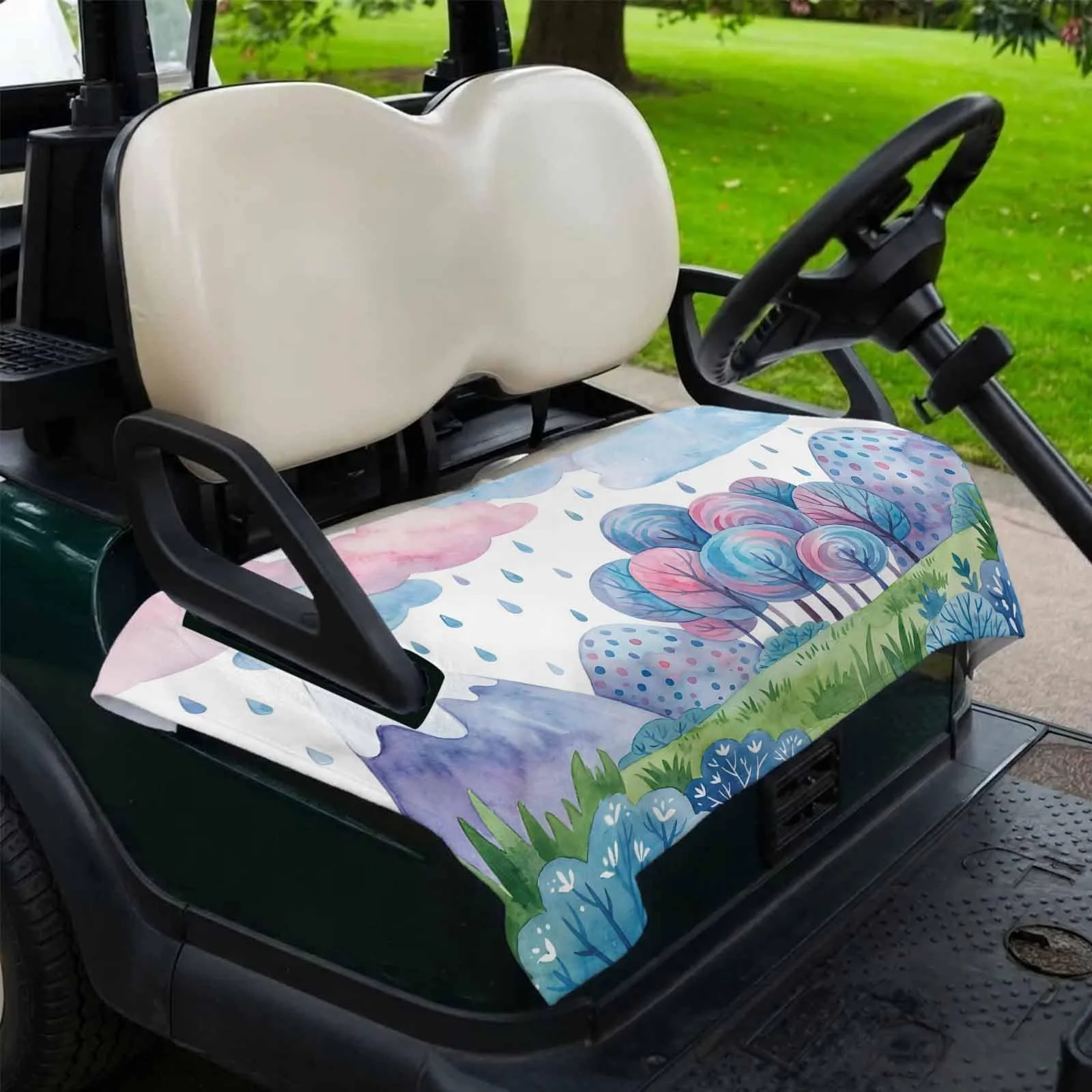Trosturdspn Golf Cart Seat Towel Blanket 51 x 31 in