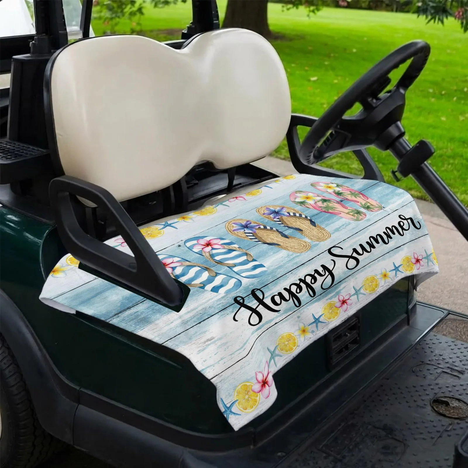 DecorLovee Golf Cart Seat Cover for 2-Seater Carts image 2