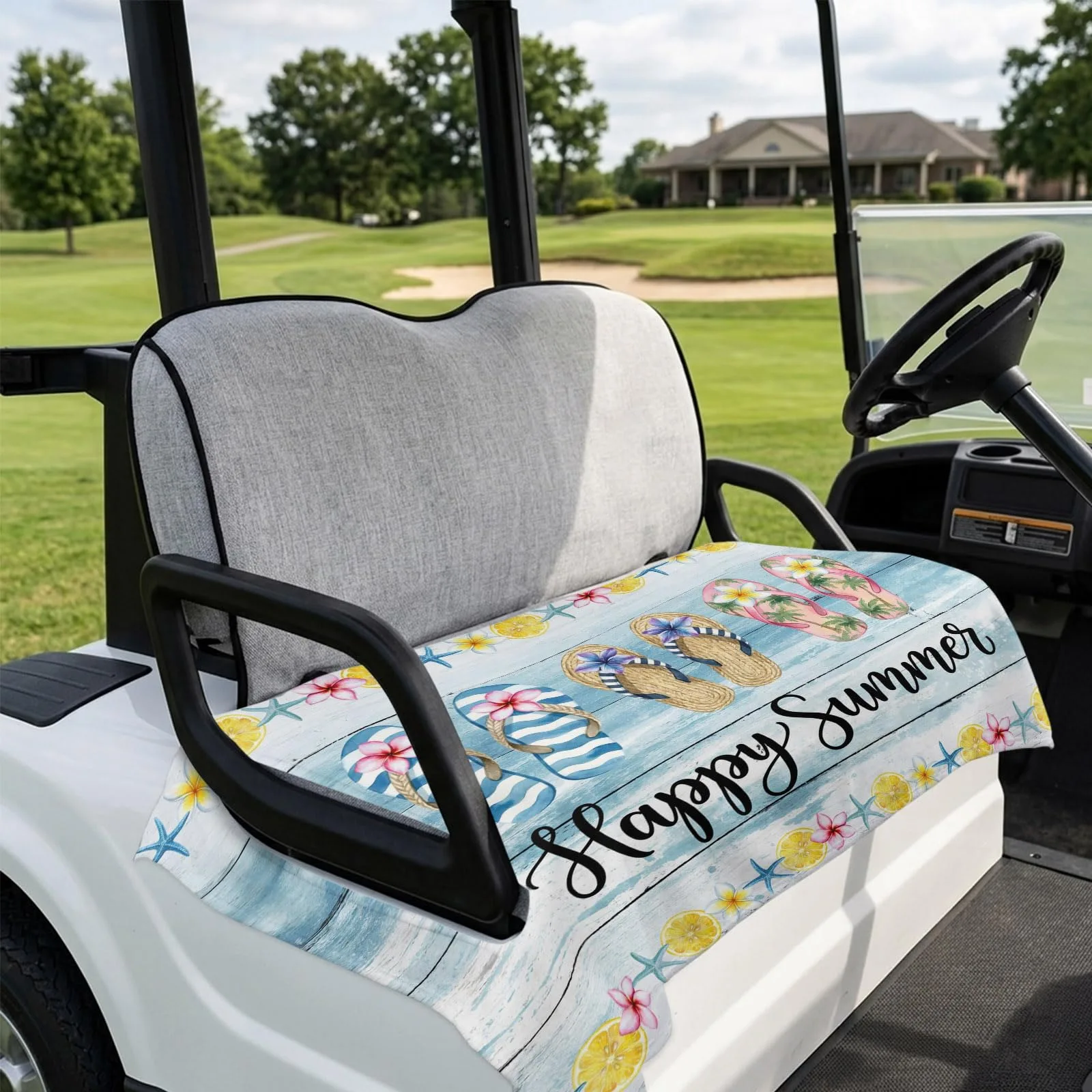 DecorLovee Golf Cart Seat Cover for 2-Seater Carts image 4
