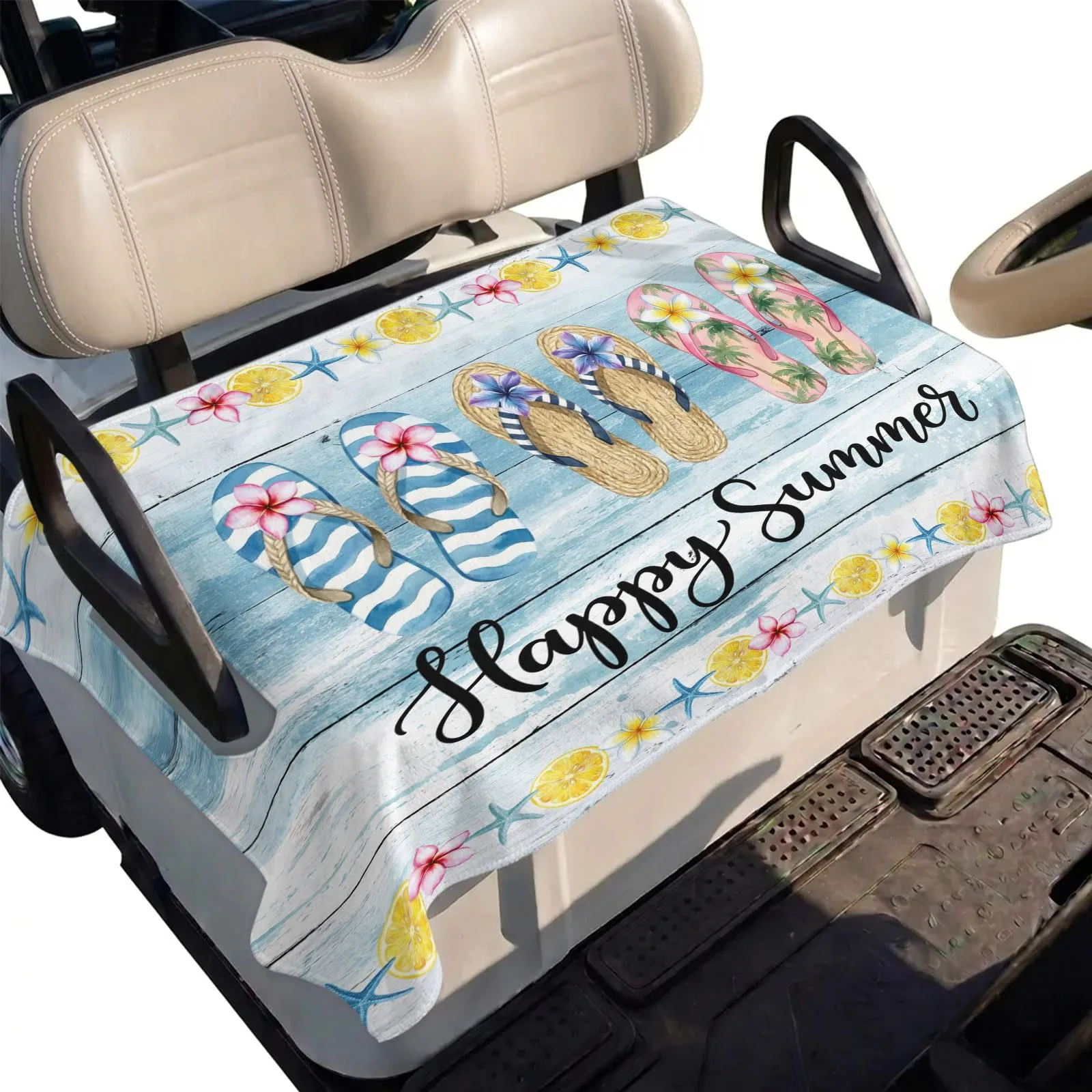 DecorLovee Golf Cart Seat Cover for 2-Seater Carts