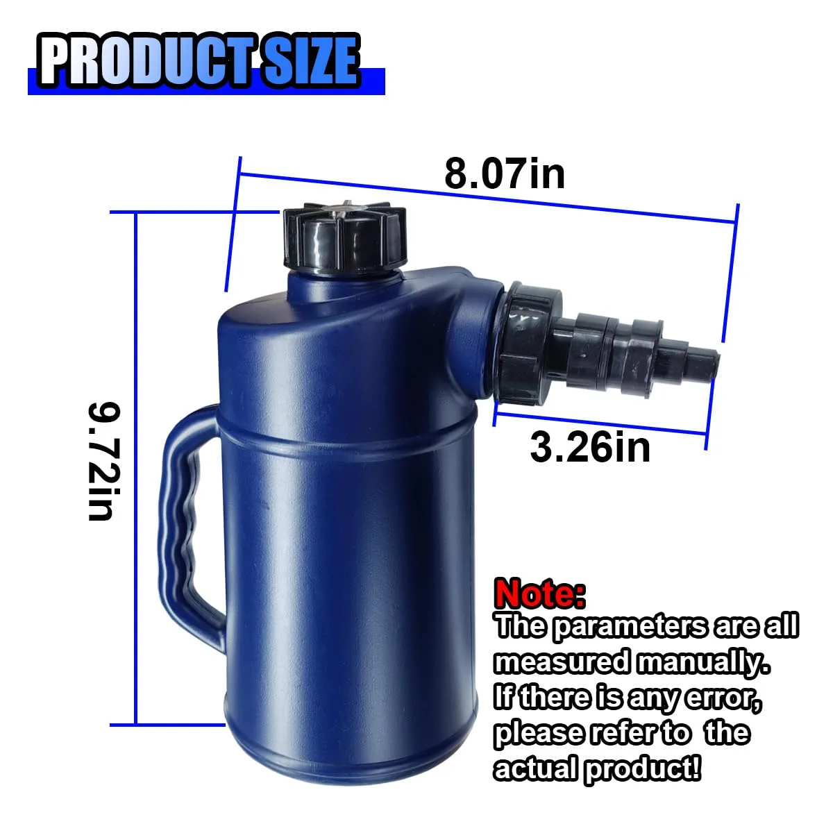 UHANBUT 2L Battery Filler Bottle with Auto Shut-Off (UHANBUT-UNB-170) image 2